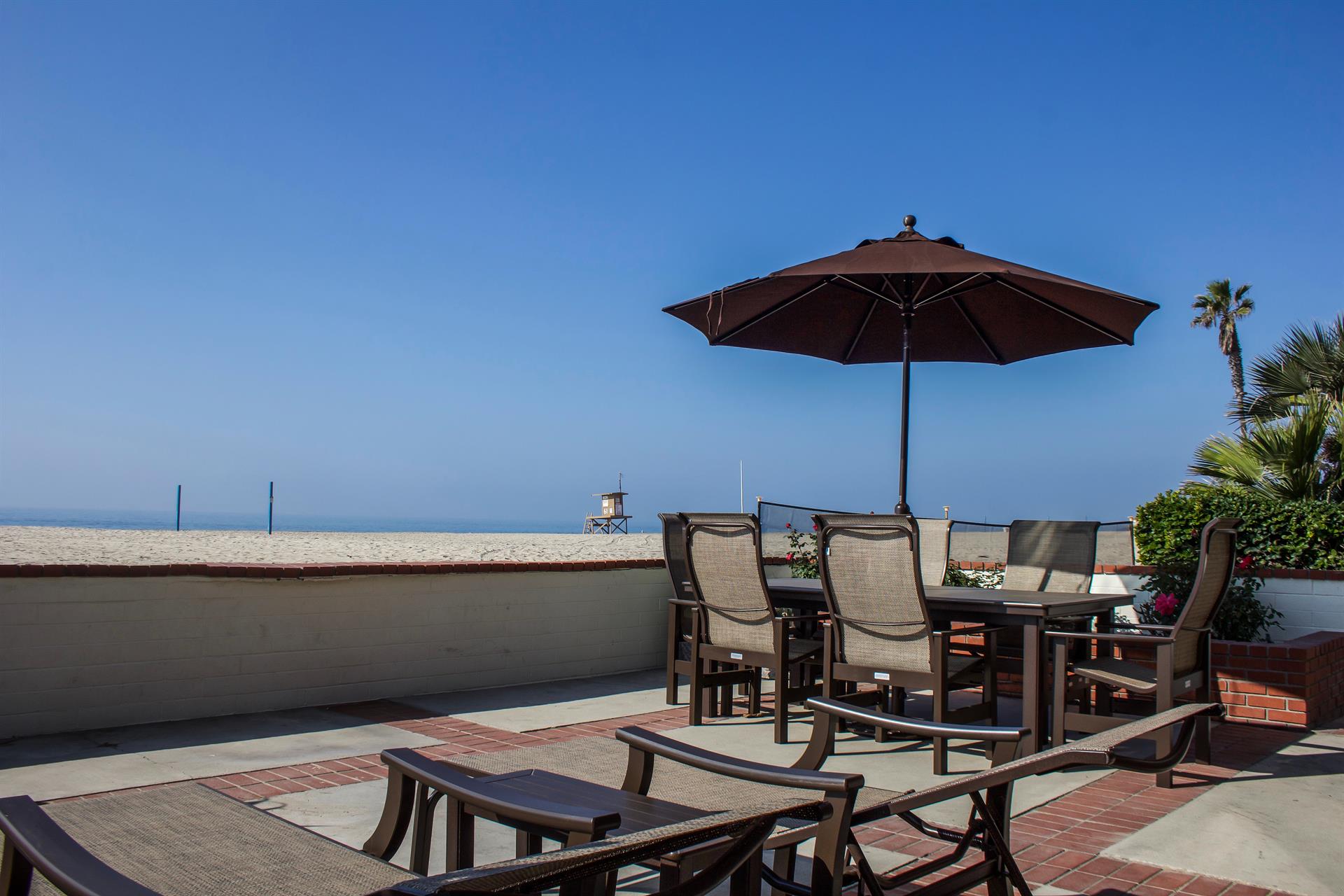 Outdoor Patio on the Sand