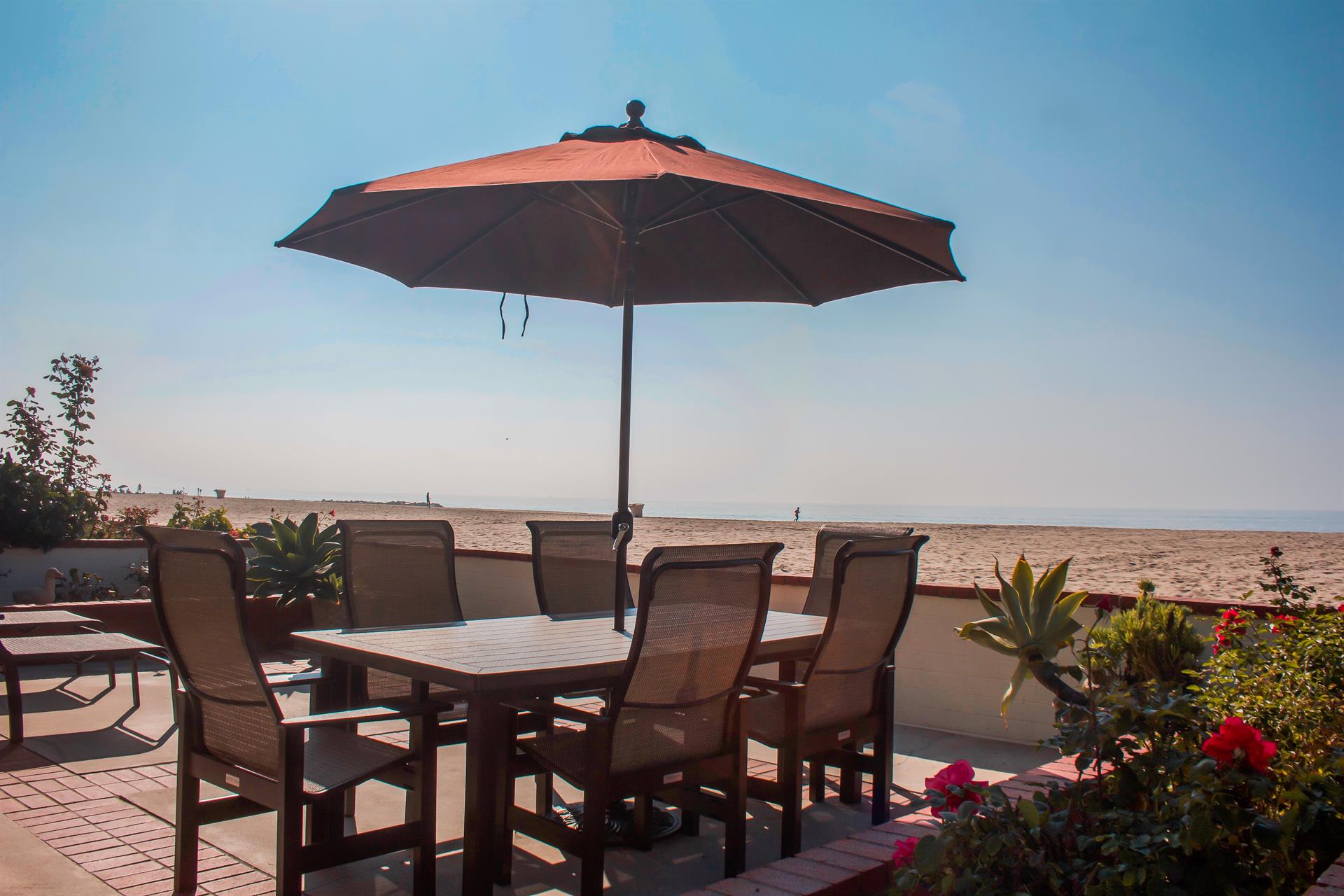 Patio on the Sand