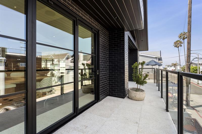 Second floor main balcony