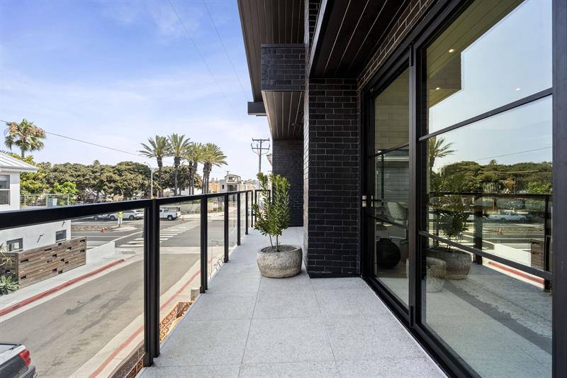 Second floor main balcony