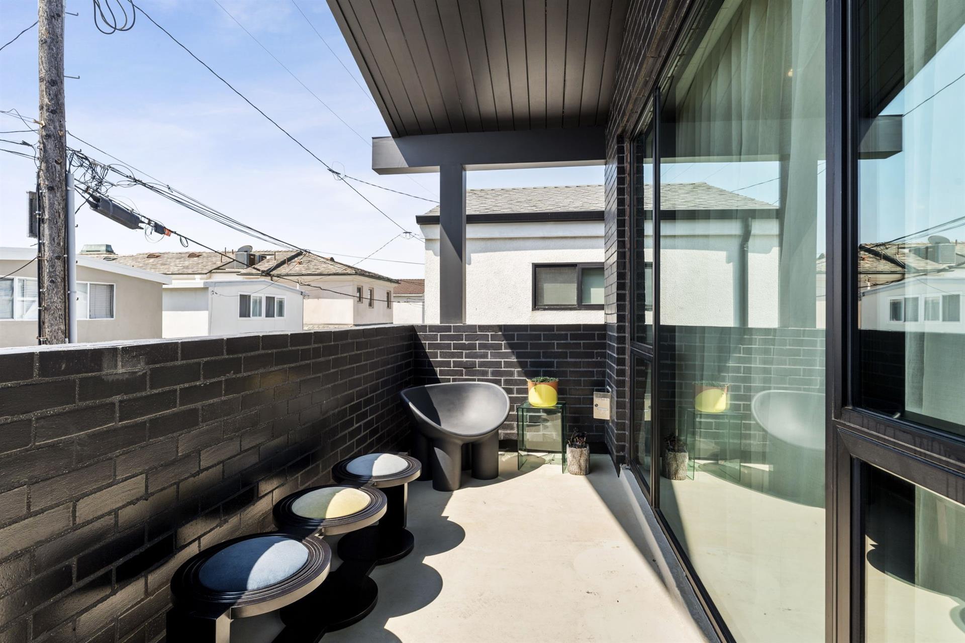 Master bedroom balcony