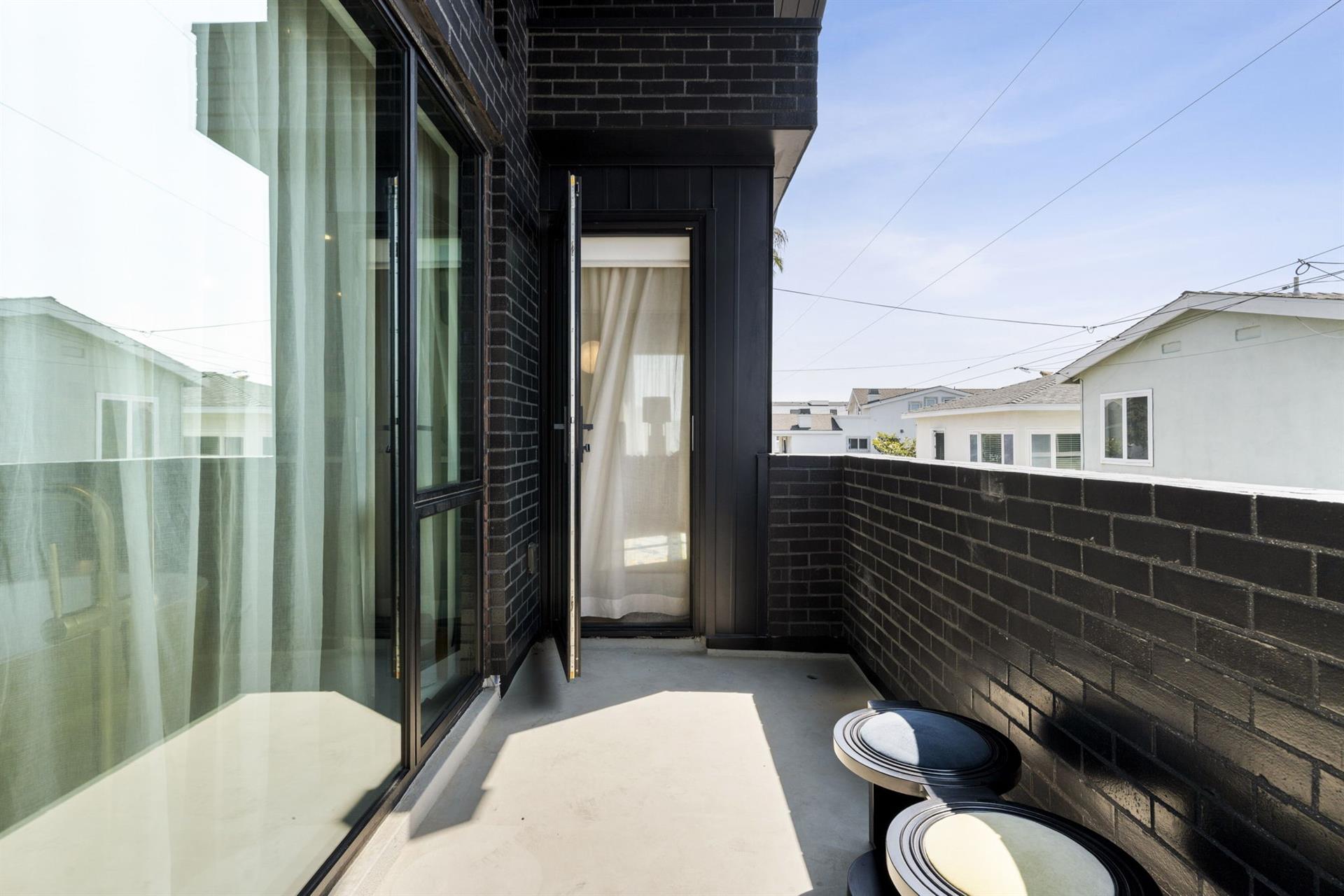 Master bedroom balcony