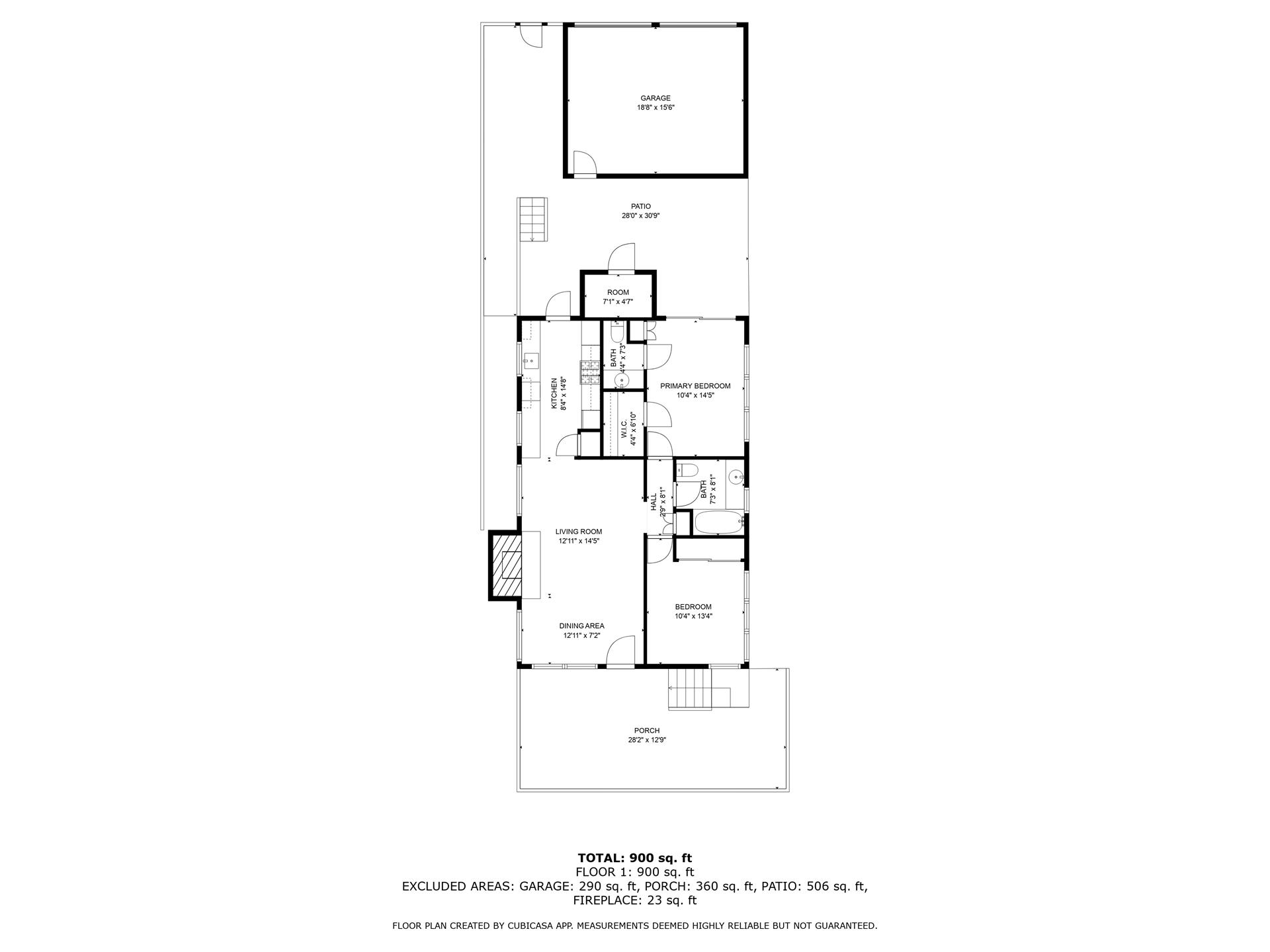 1009 West Bay floorplan