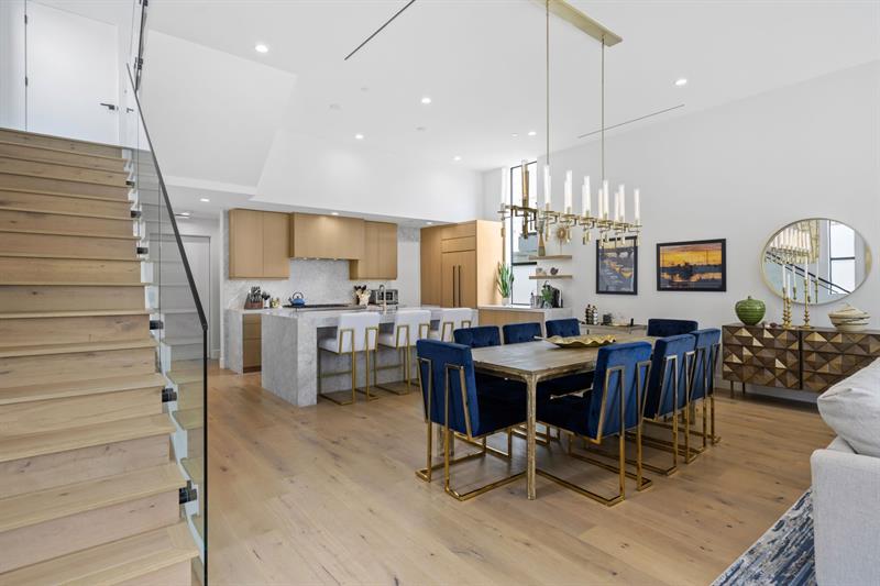 Dining area  kitchen