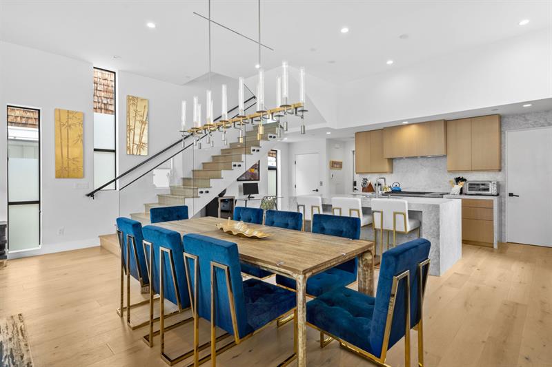 Dining area  kitchen