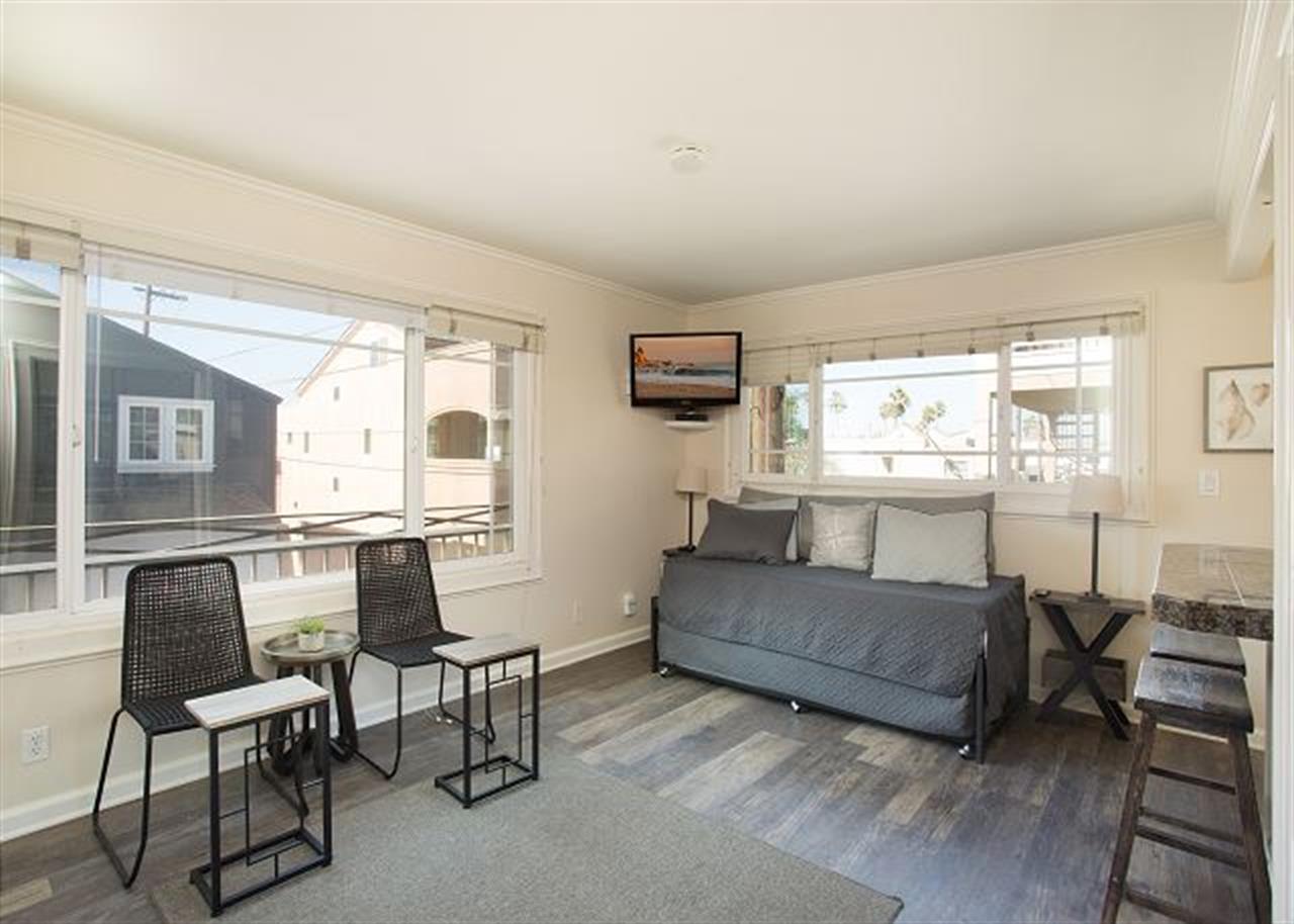 Studio Living and sleeping area