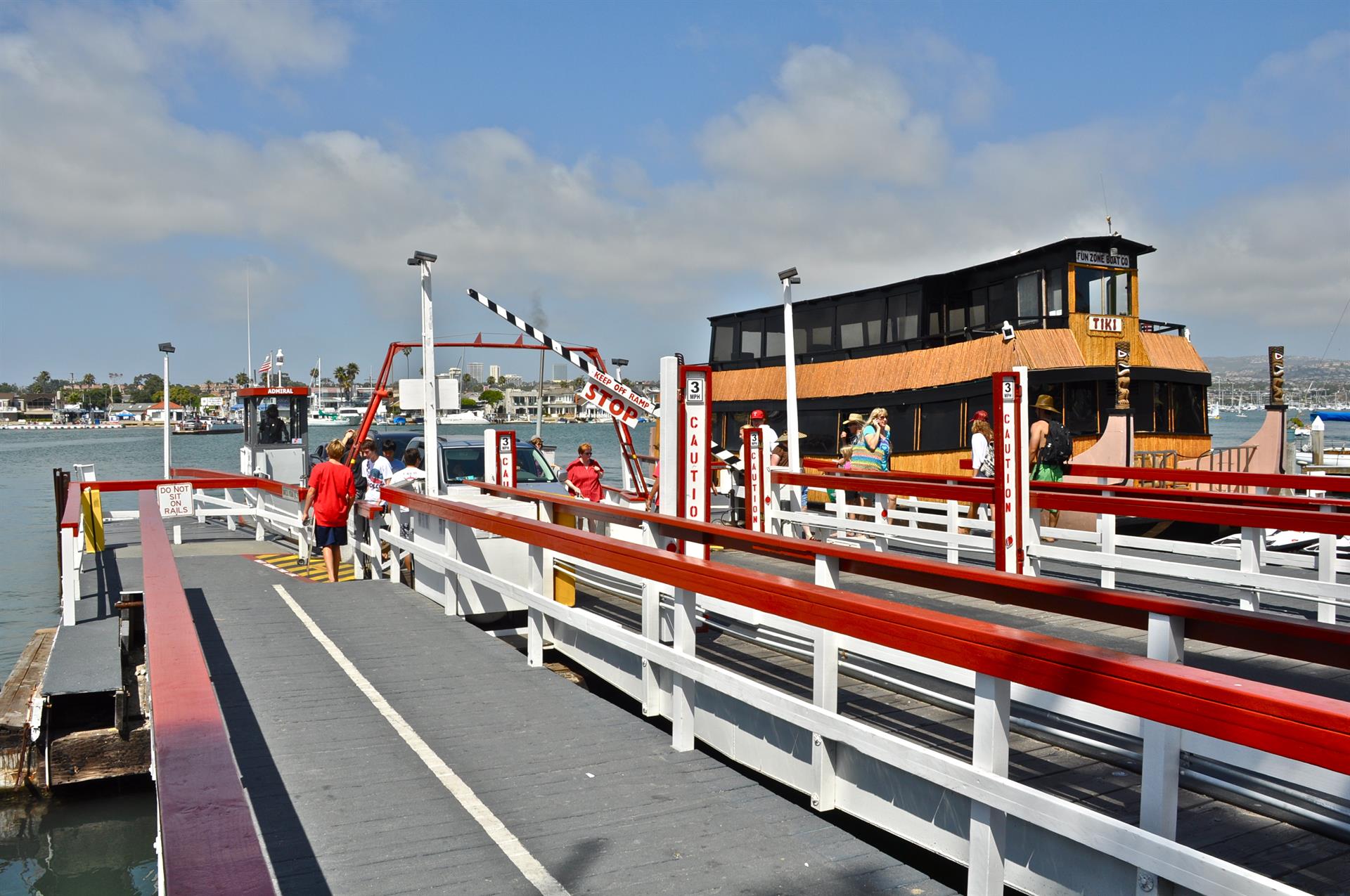 Take the ferry to Balboa Island