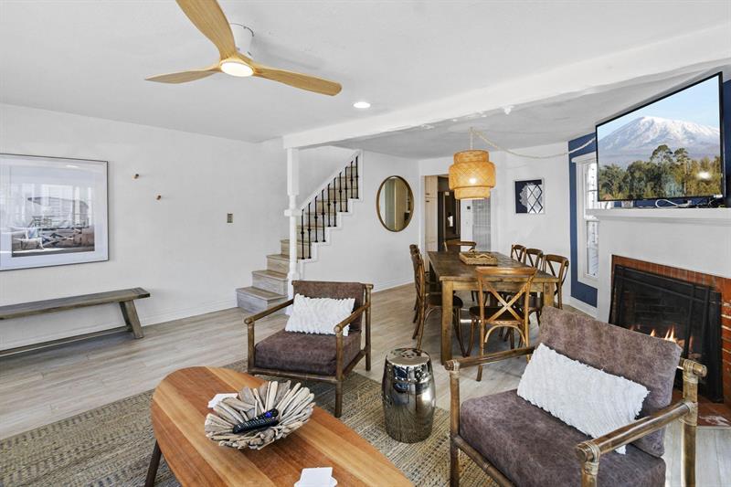 Living area  Dining area