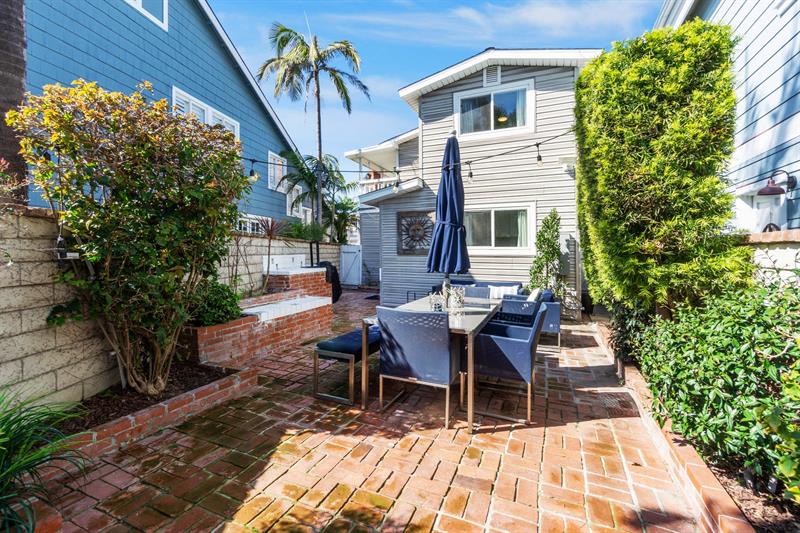 Private backyard space