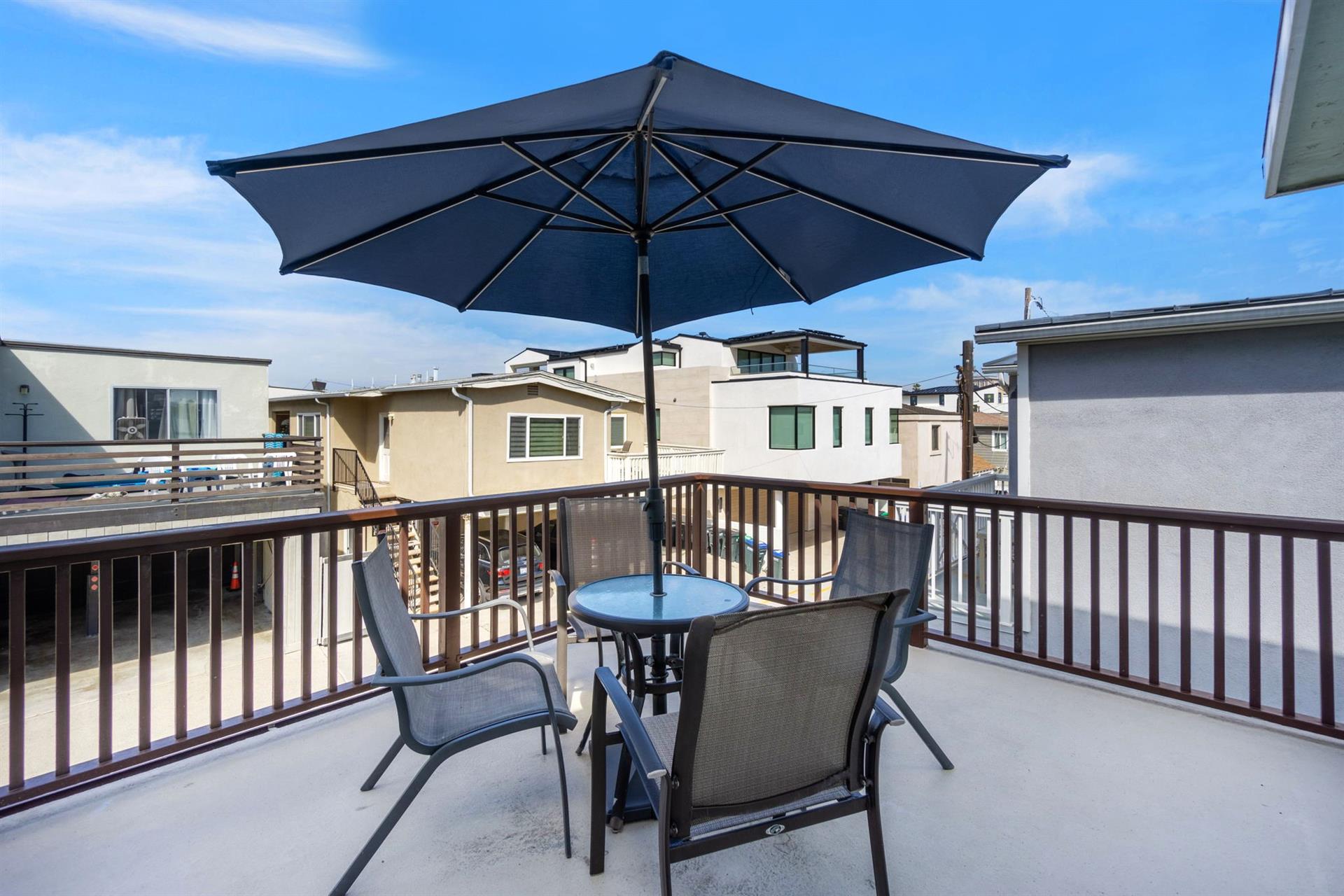 Private balcony off master bedroom