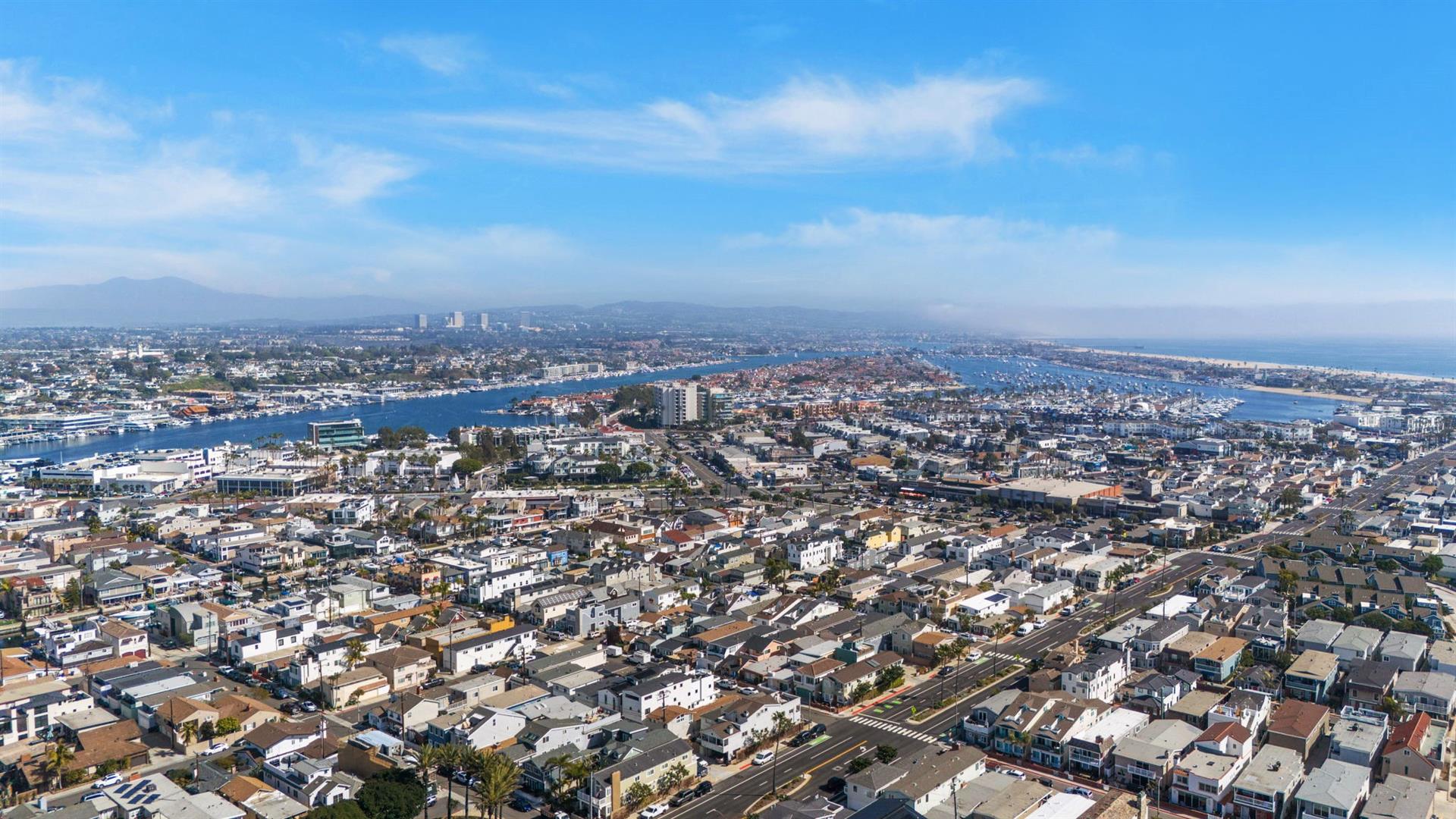 Aerial view of surrounding area