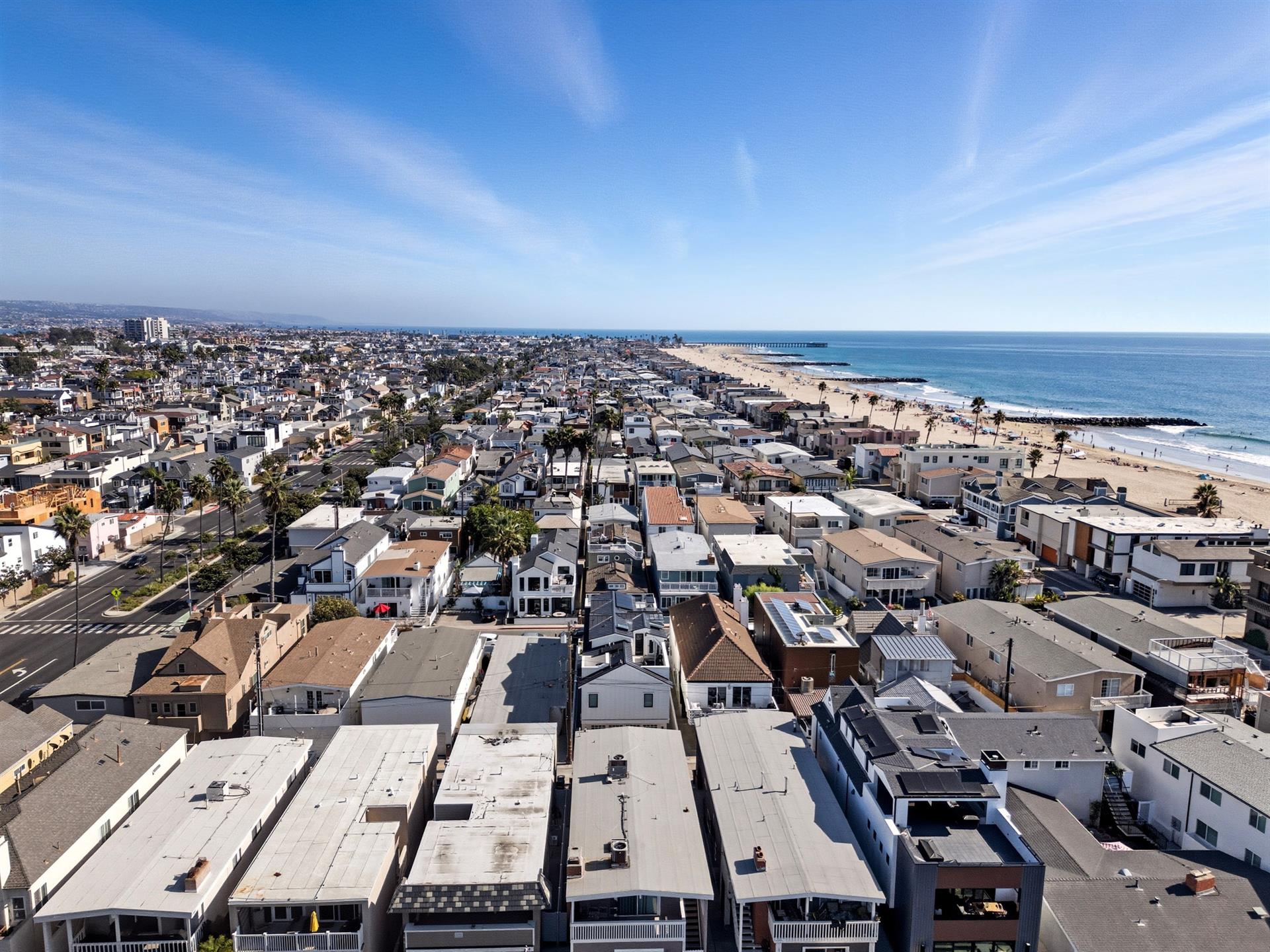 Aerial view of surrounding area
