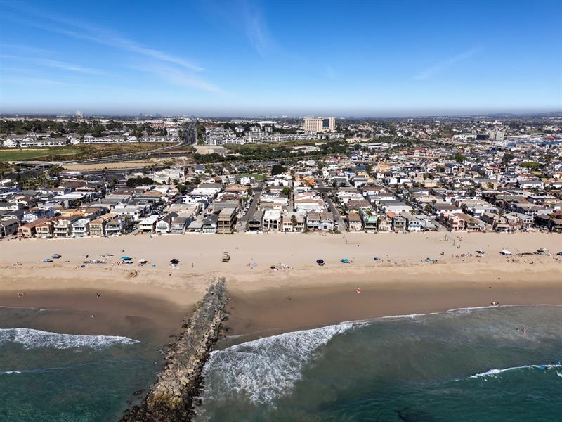 Aerial view of surrounding area