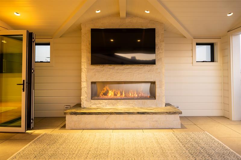 Main rooftop deck at sunset