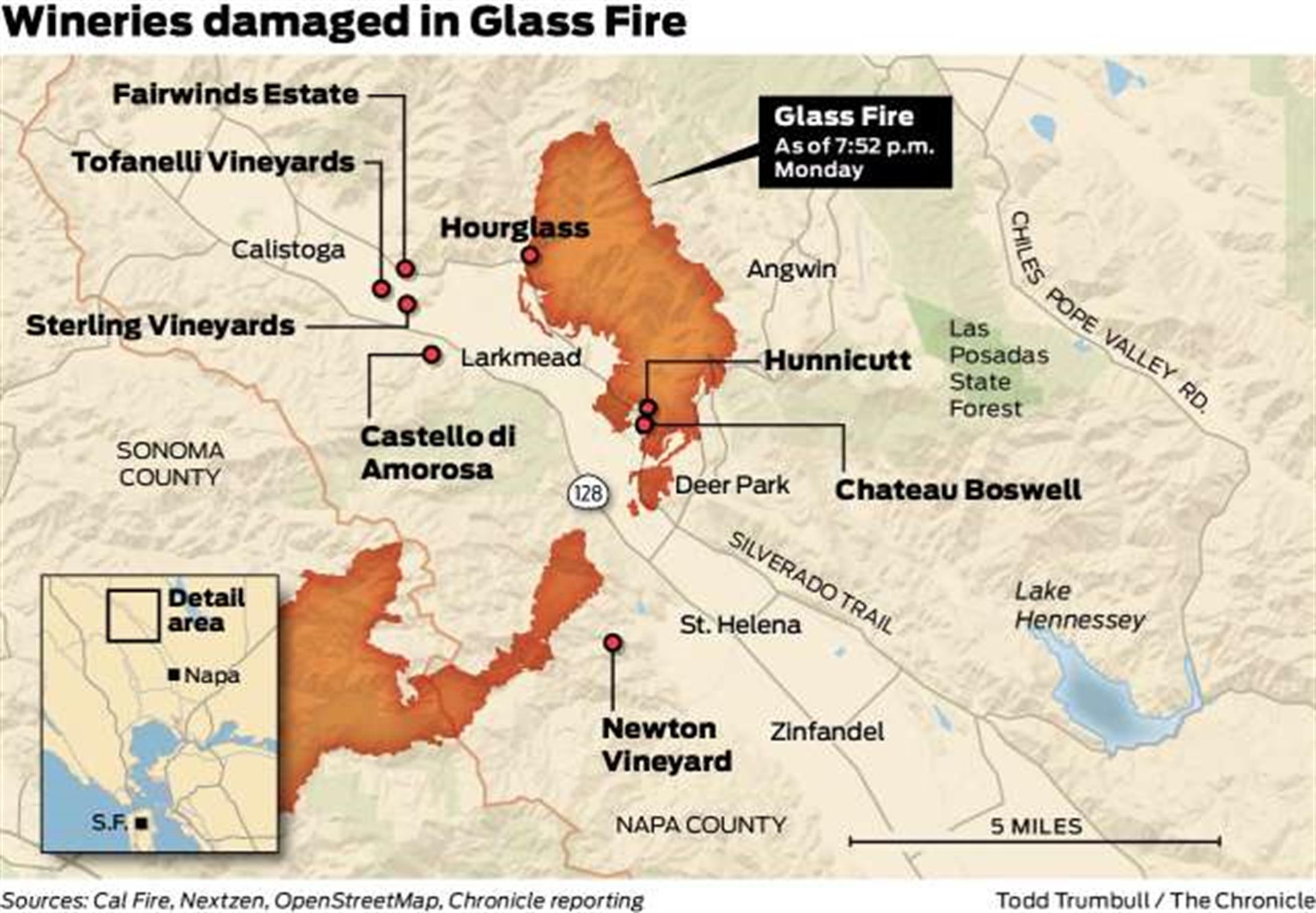 glass fire map