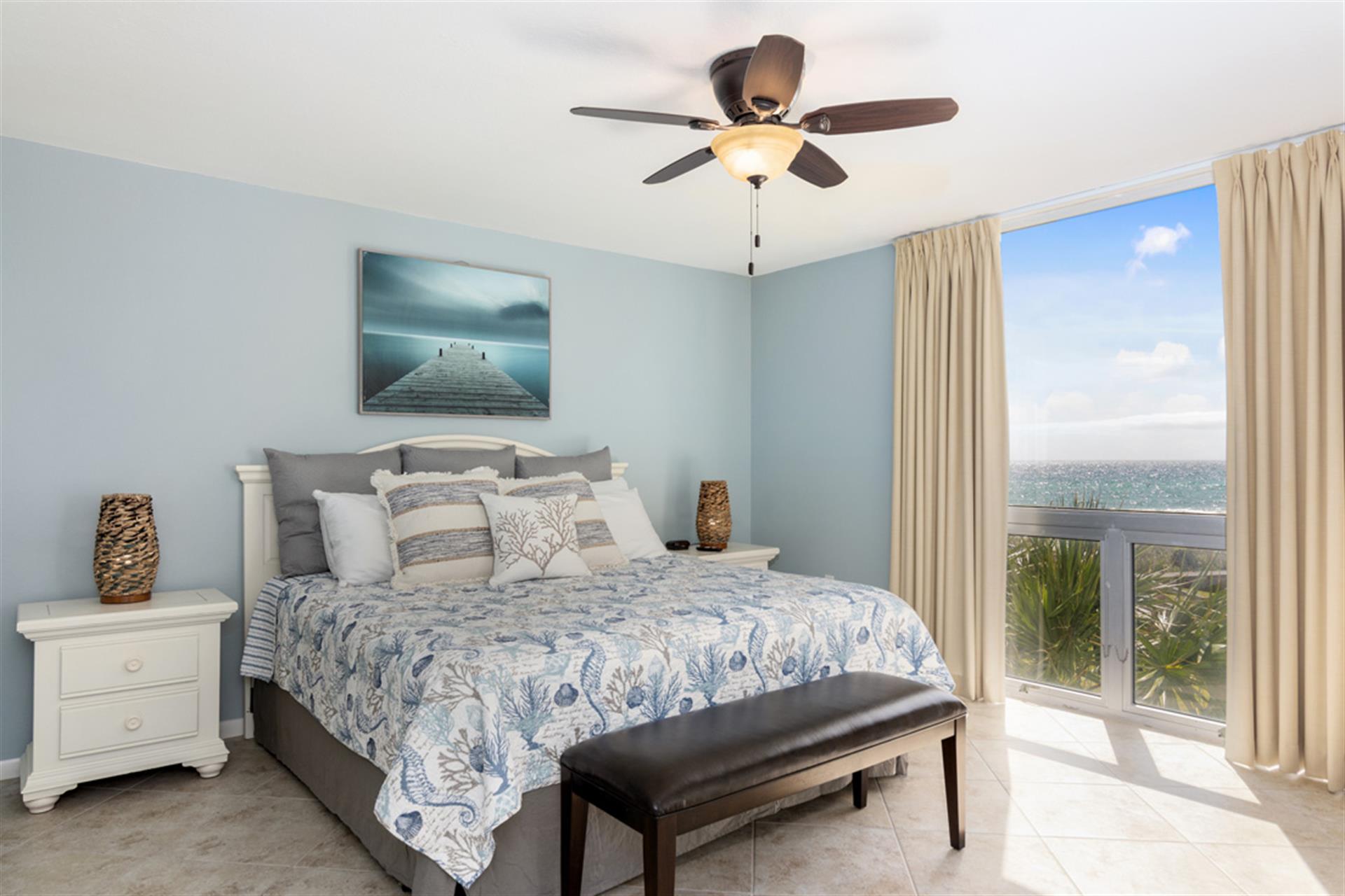 Master Bedroom with beach view