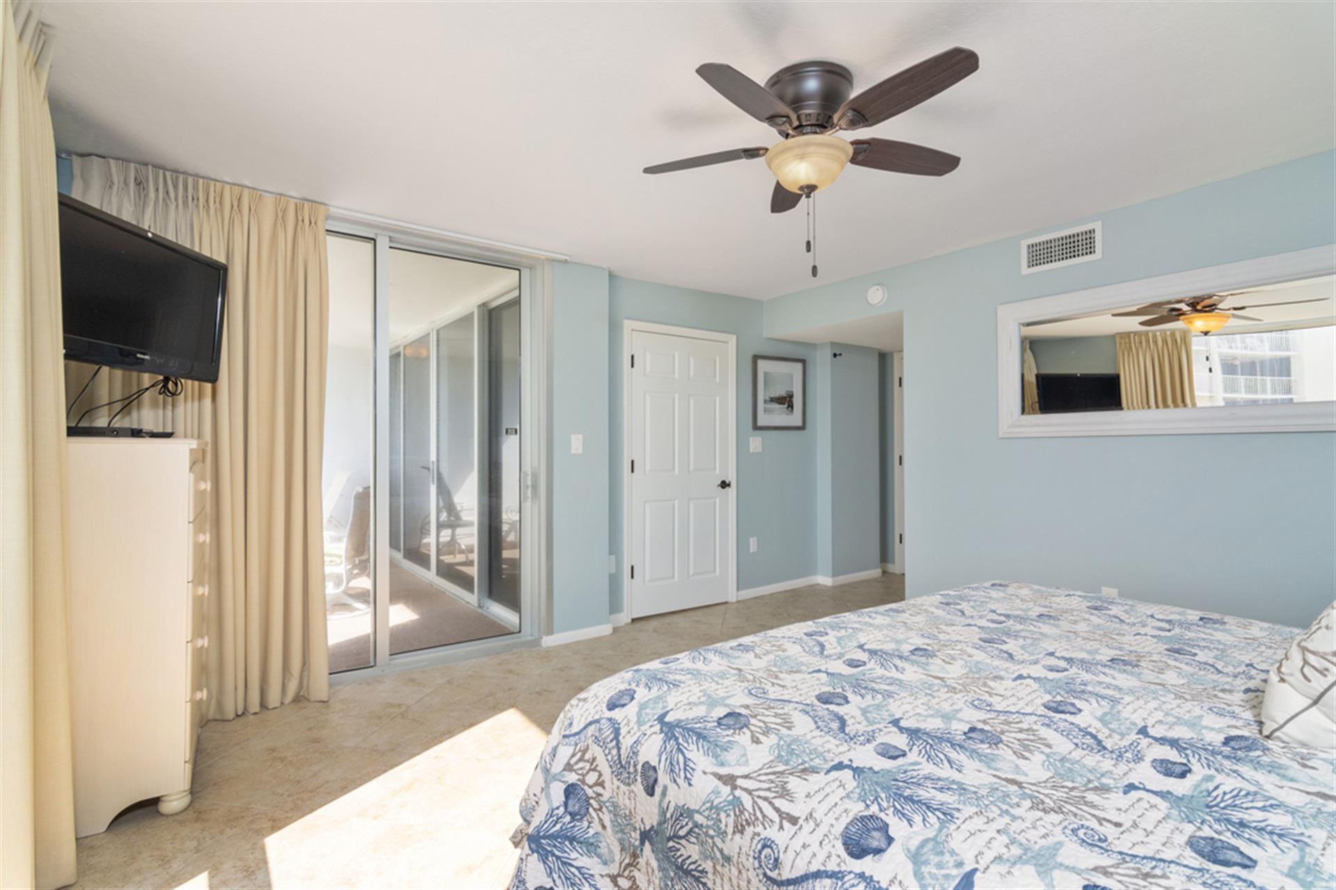 Master Bedroom with balcony access