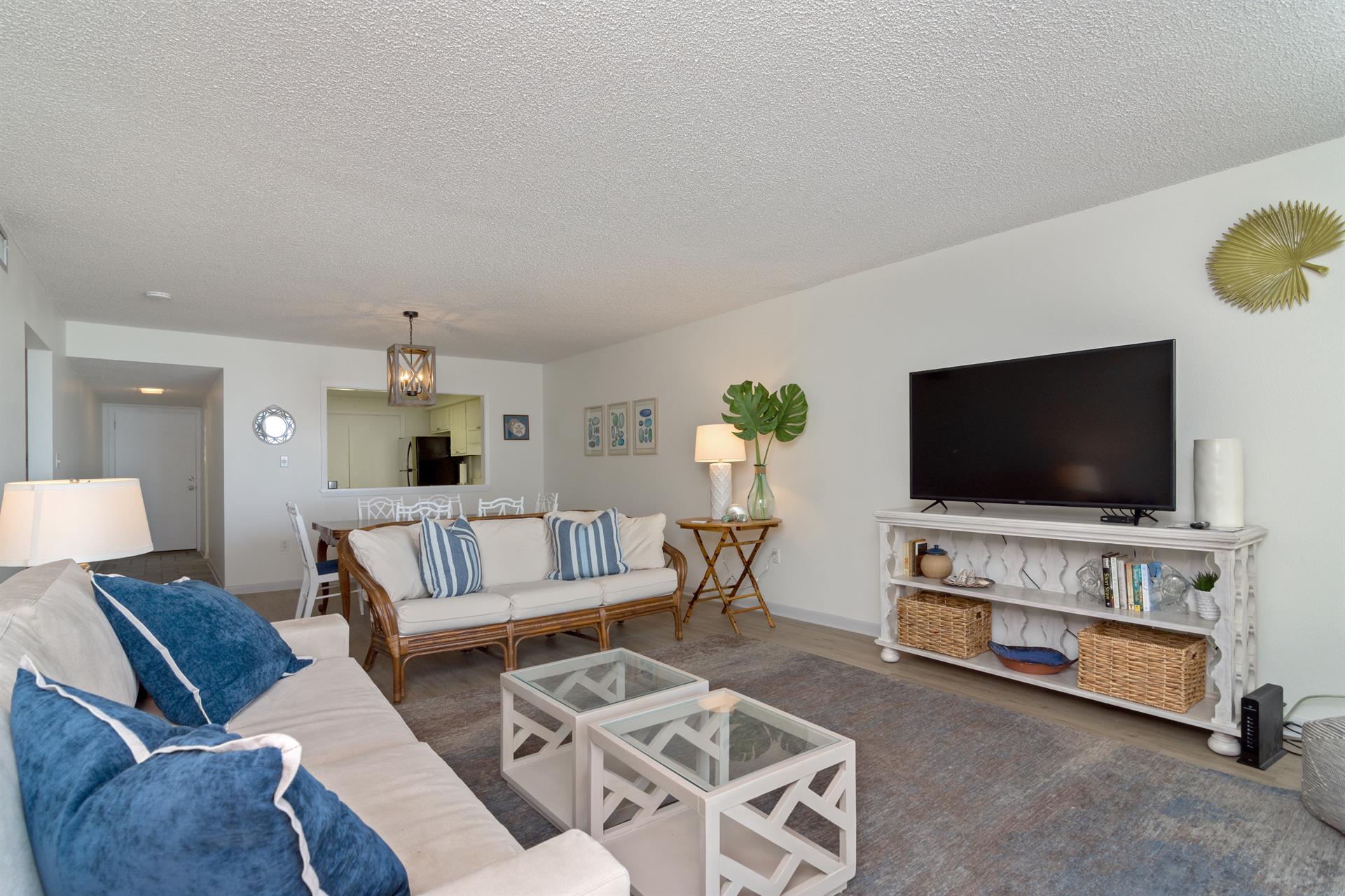 Living Room with large tv