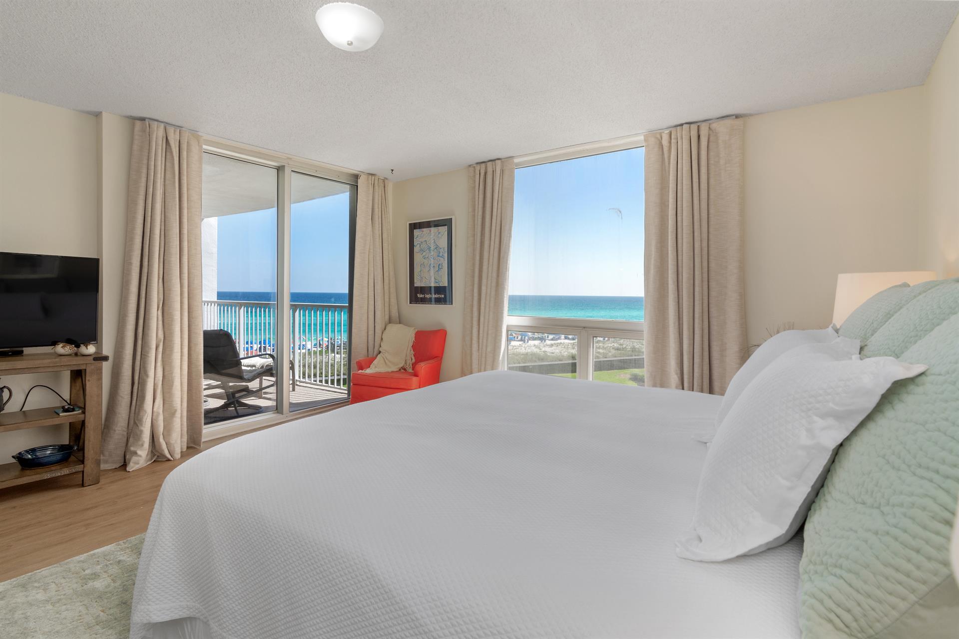 Master Bedroom with beach view