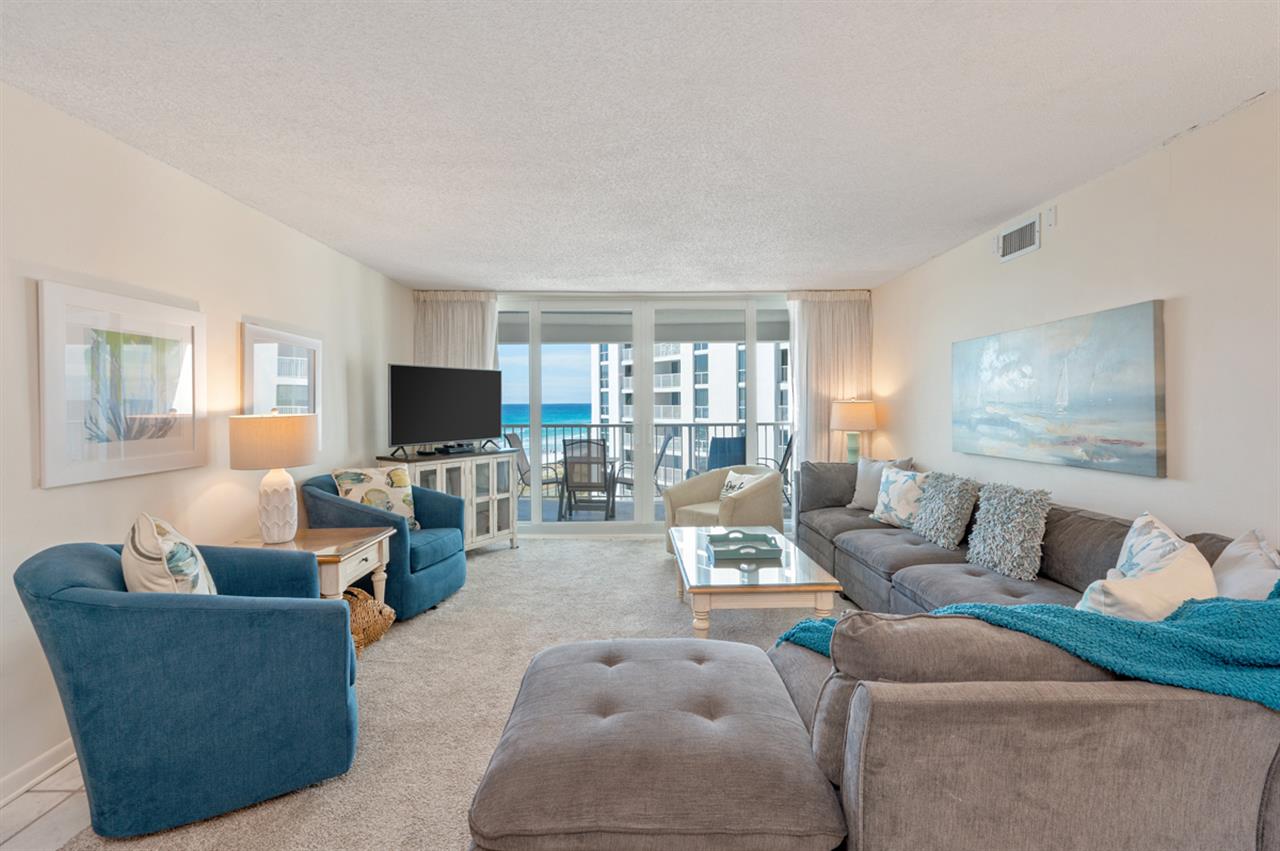 Living Room with Beach View