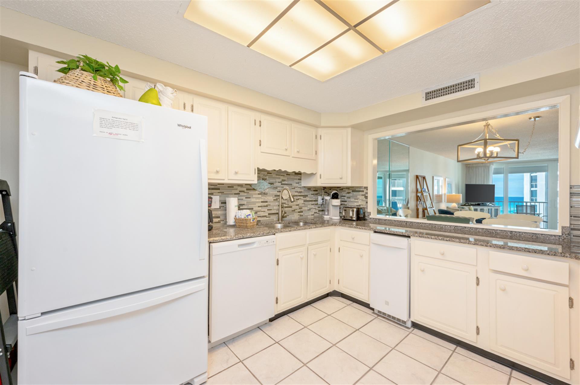 Kitchen with all the comforts of home
