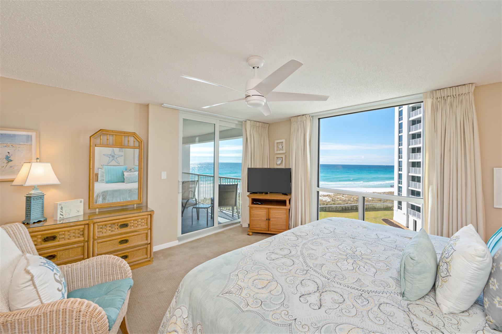 Master Bedroom with beach view