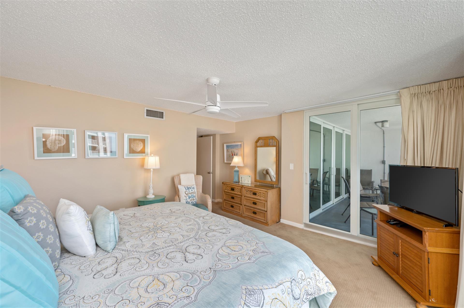 Master Bedroom with balcony access