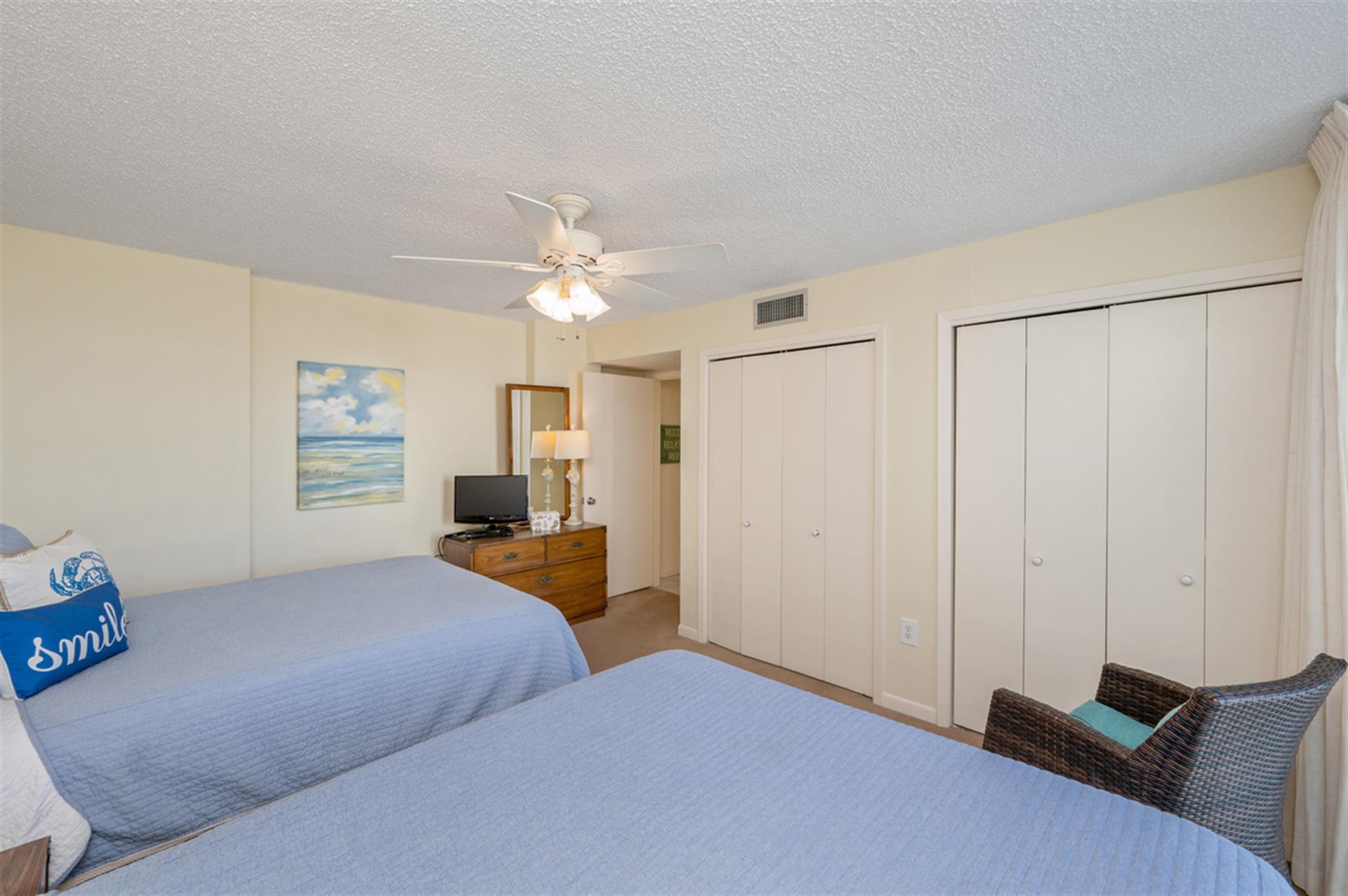 Guest Bedroom with TV