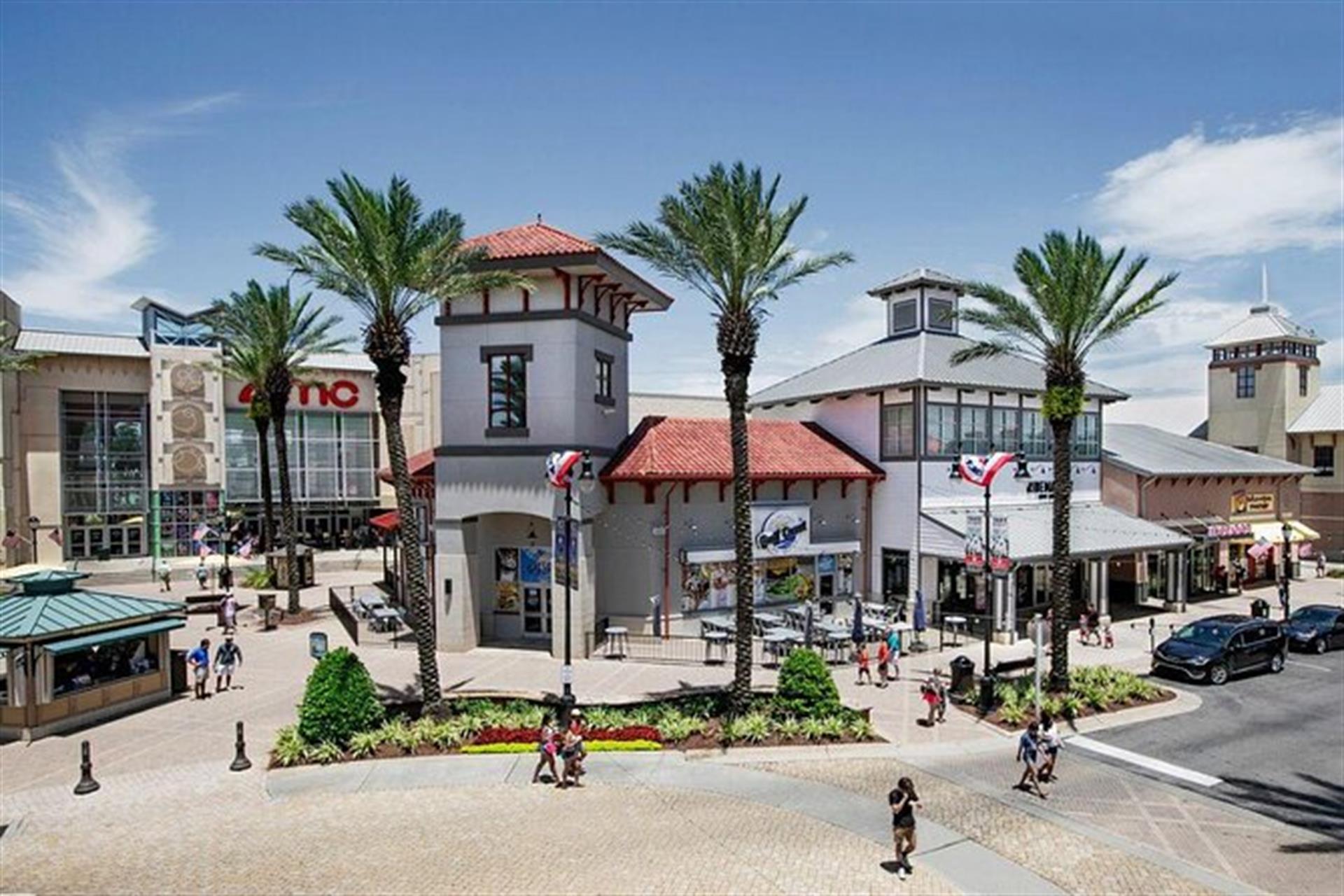 Shop, dine, and catch a movie at Destin Commons, with restaurants and AMC theaters nearby
