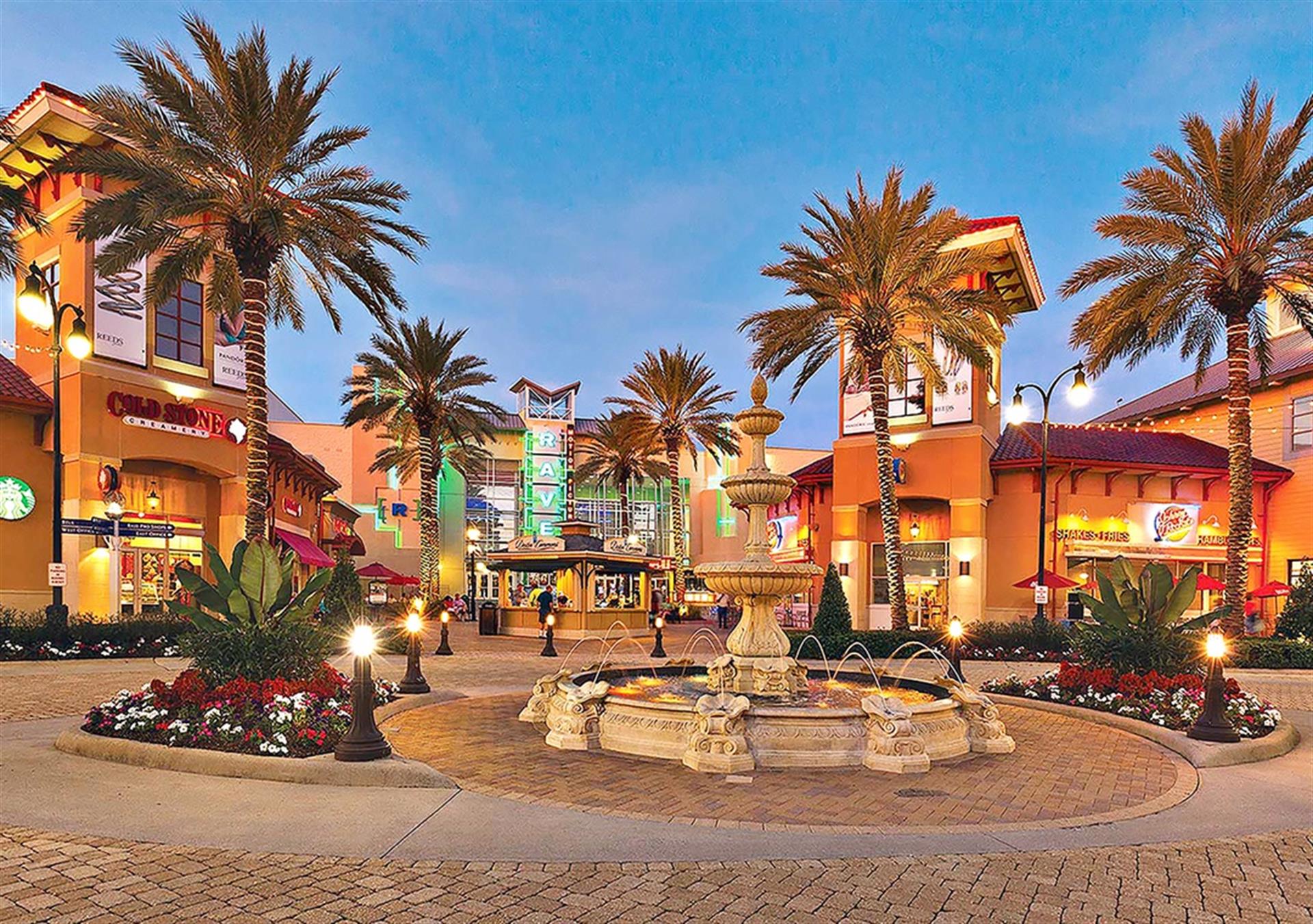 Destin Commons offers shopping, great restaurants, and AMC for movie fun