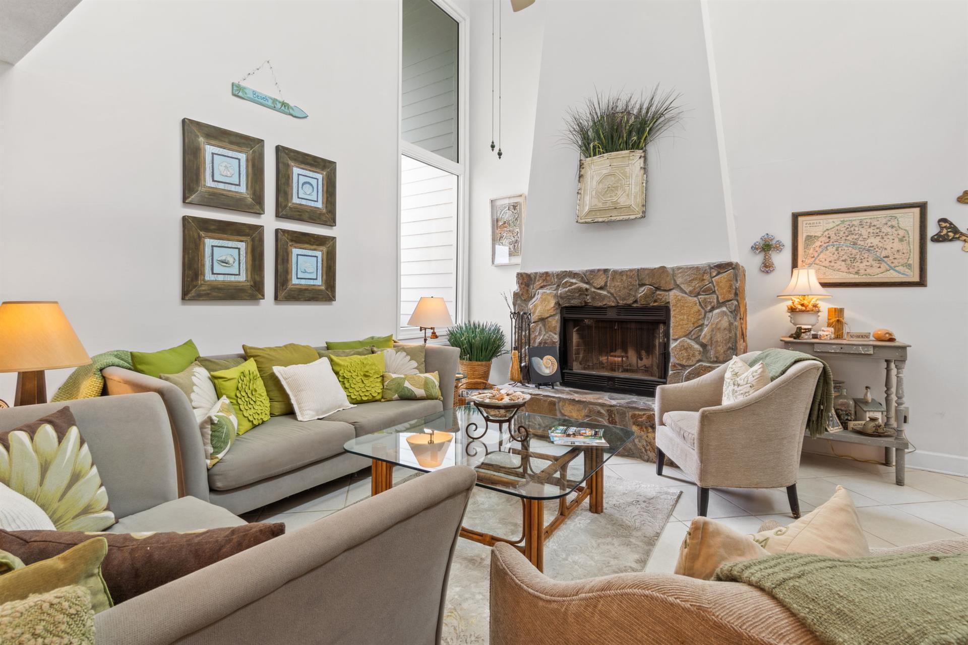 Fireplace in Living Room