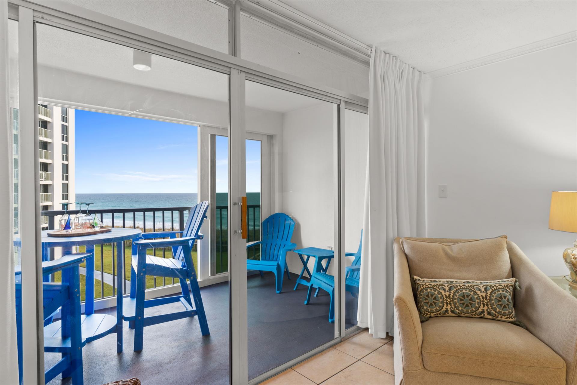 Living Room to Balcony View