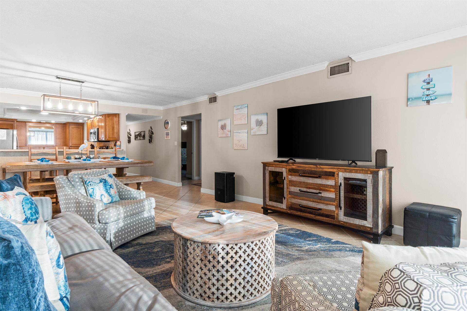 Large TV in Living Room