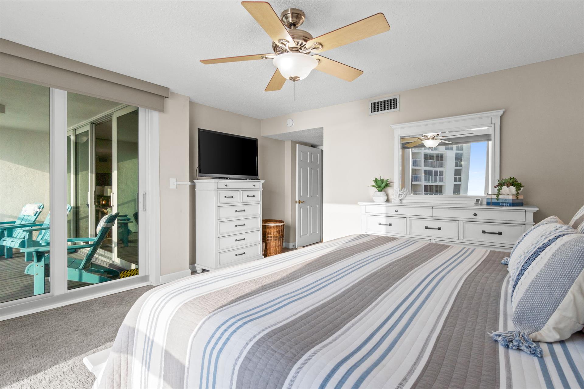 Master Bedroom with balcony access