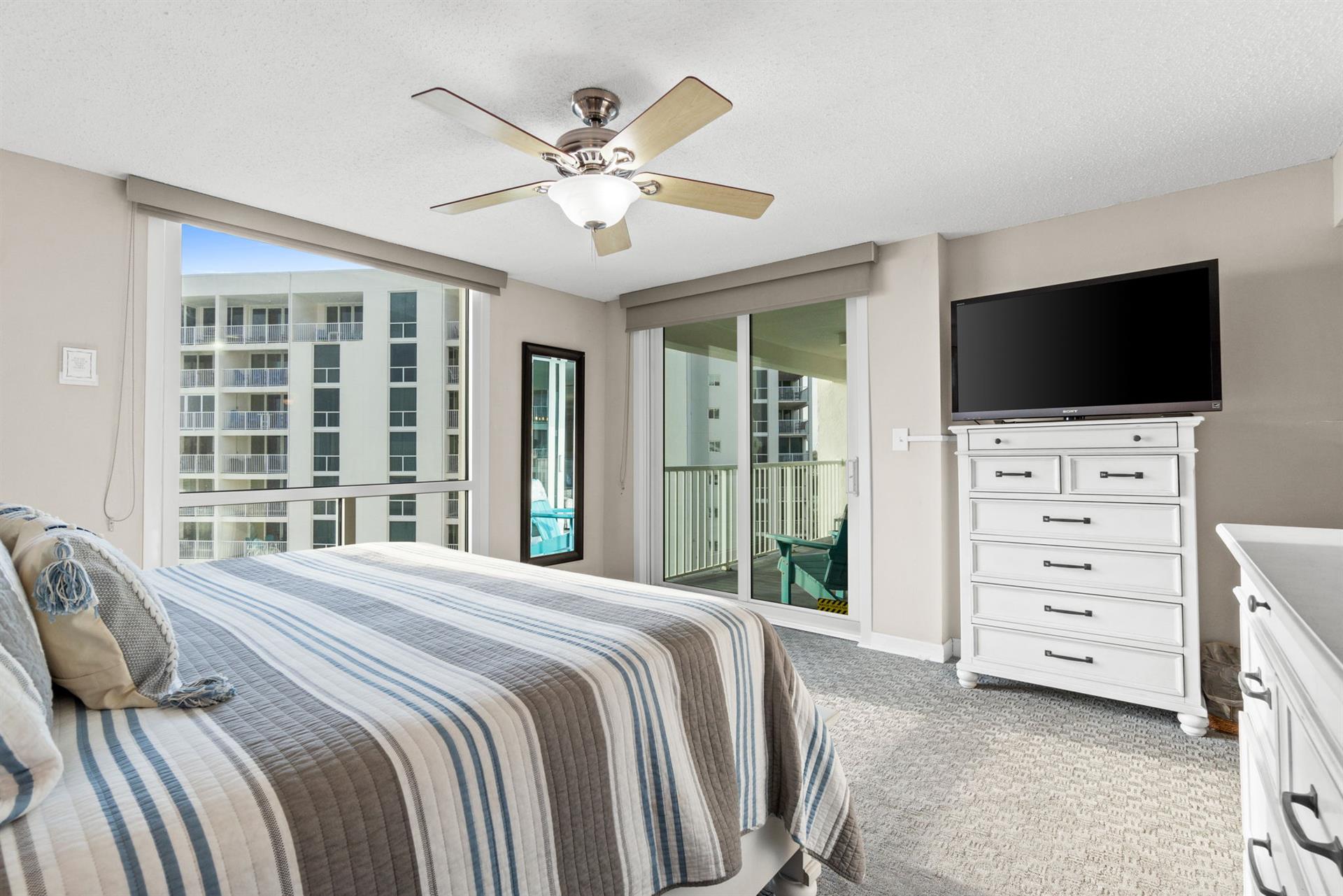 Master Bedroom with Large TV