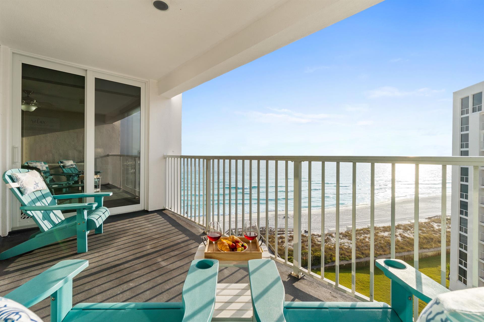 Balcony View of Beach
