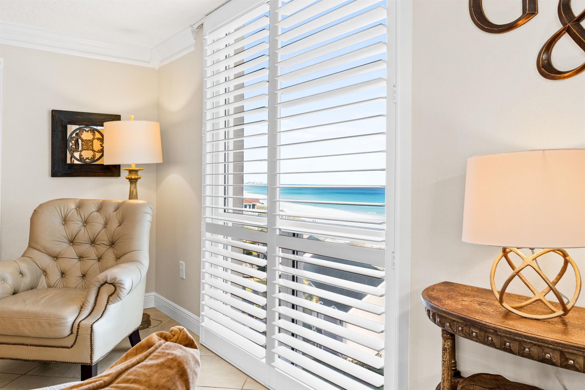 View from Living Room to Beach