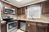 Kitchen with stainless appliances