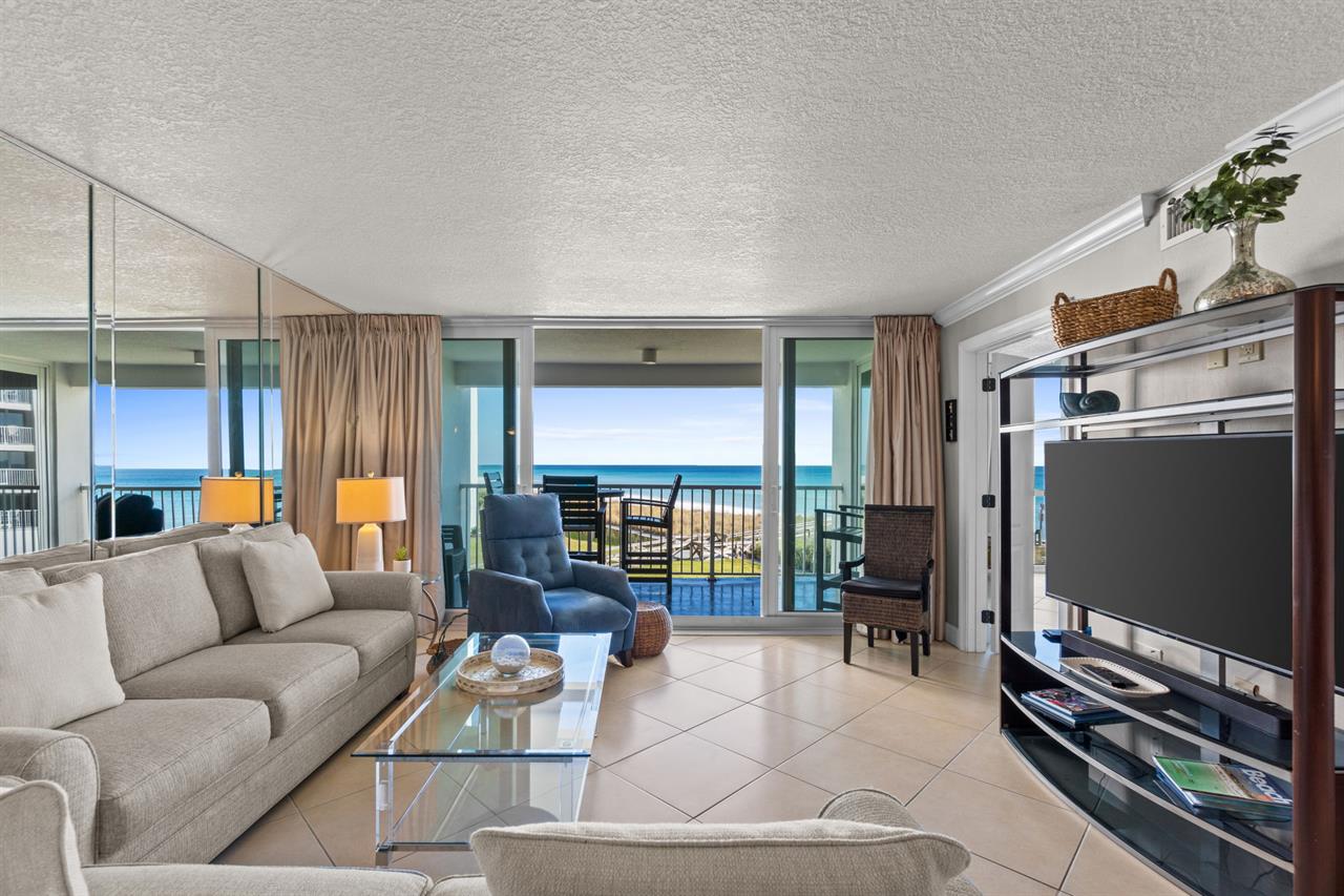 Living Room with Beach View.