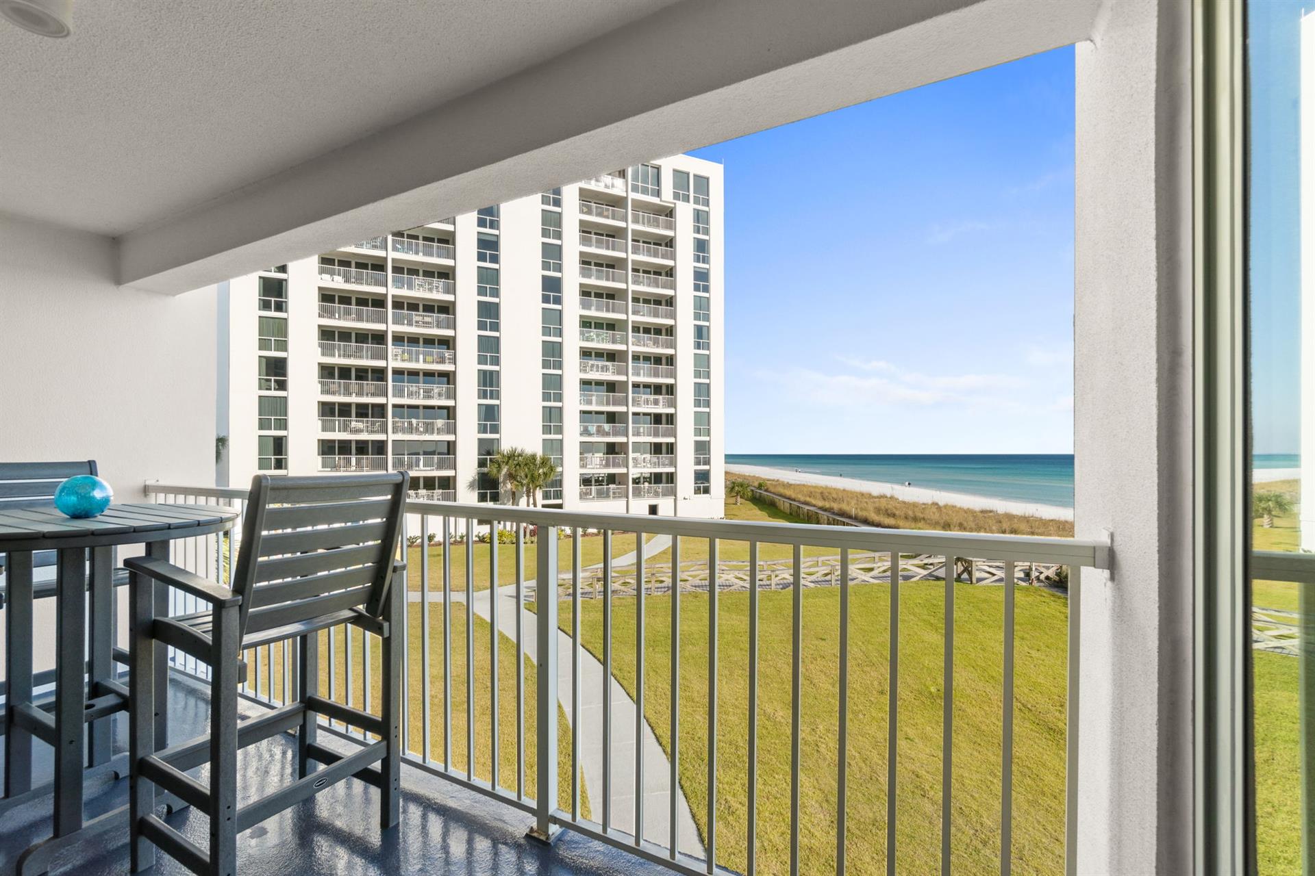 Courtyard View From Balcony.