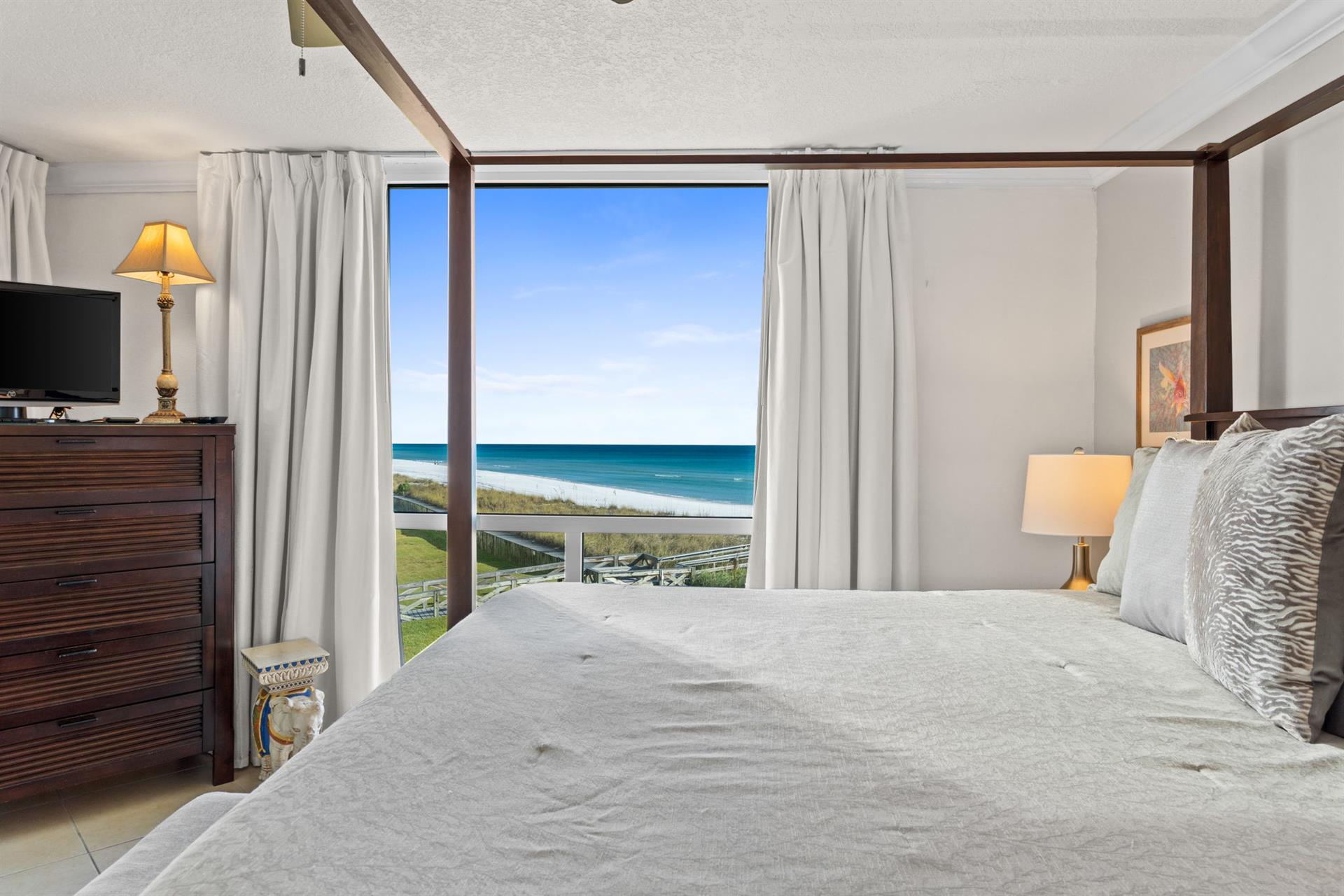 Beach view from Primary Bedroom.