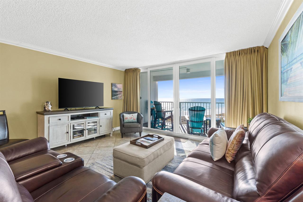 Beach View from Living Room