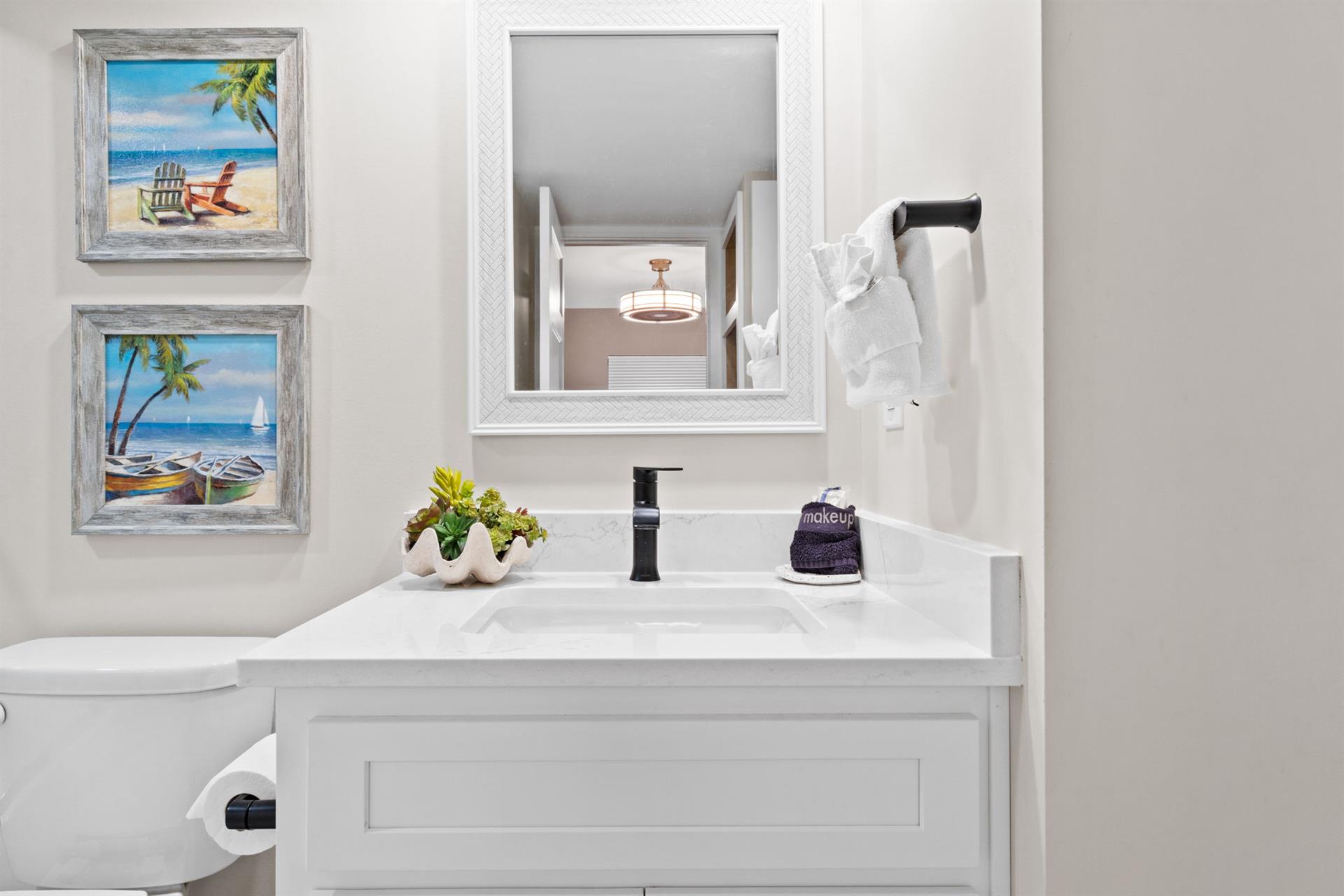 Vanity in Guest Bath