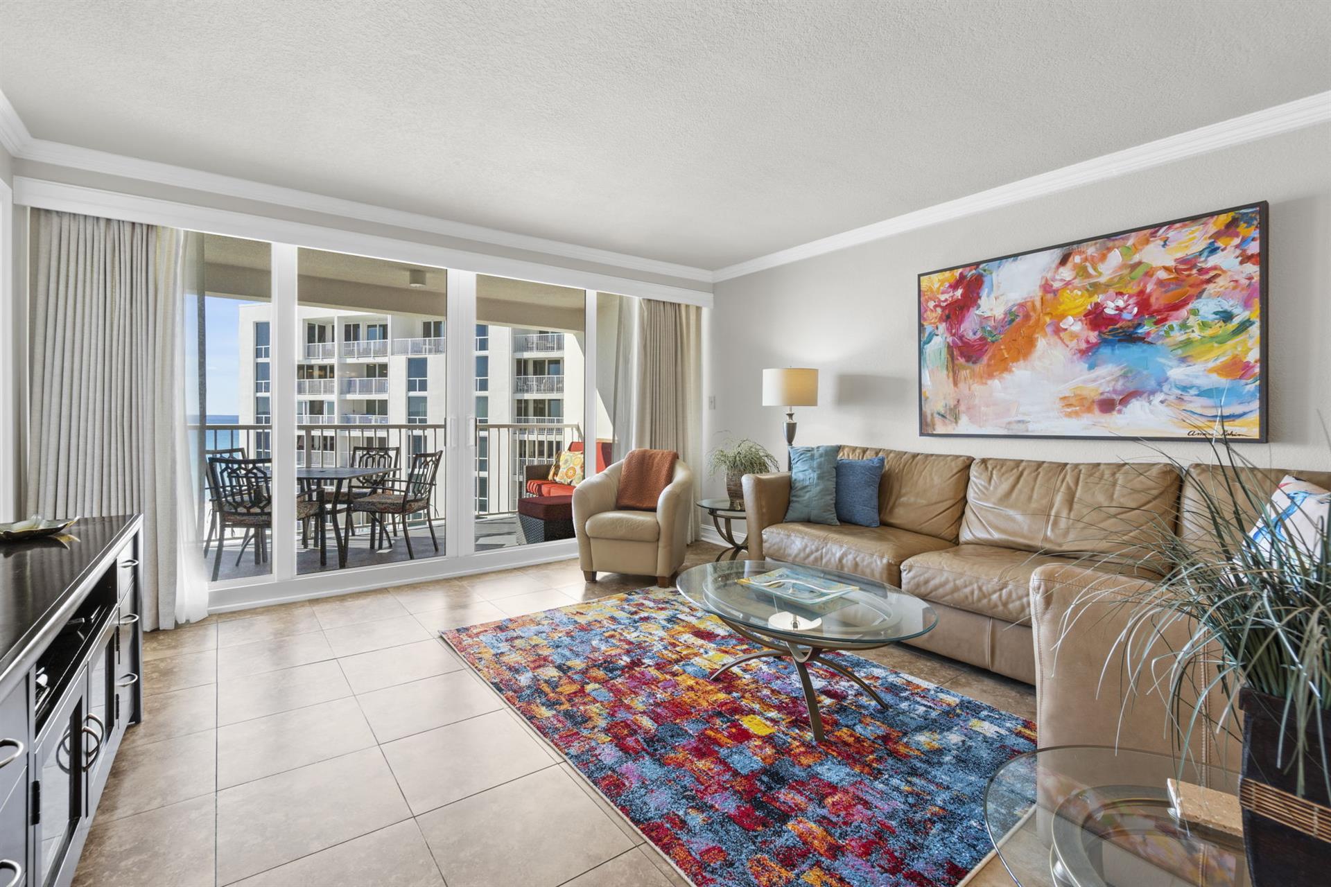 Living Room View to Balcony
