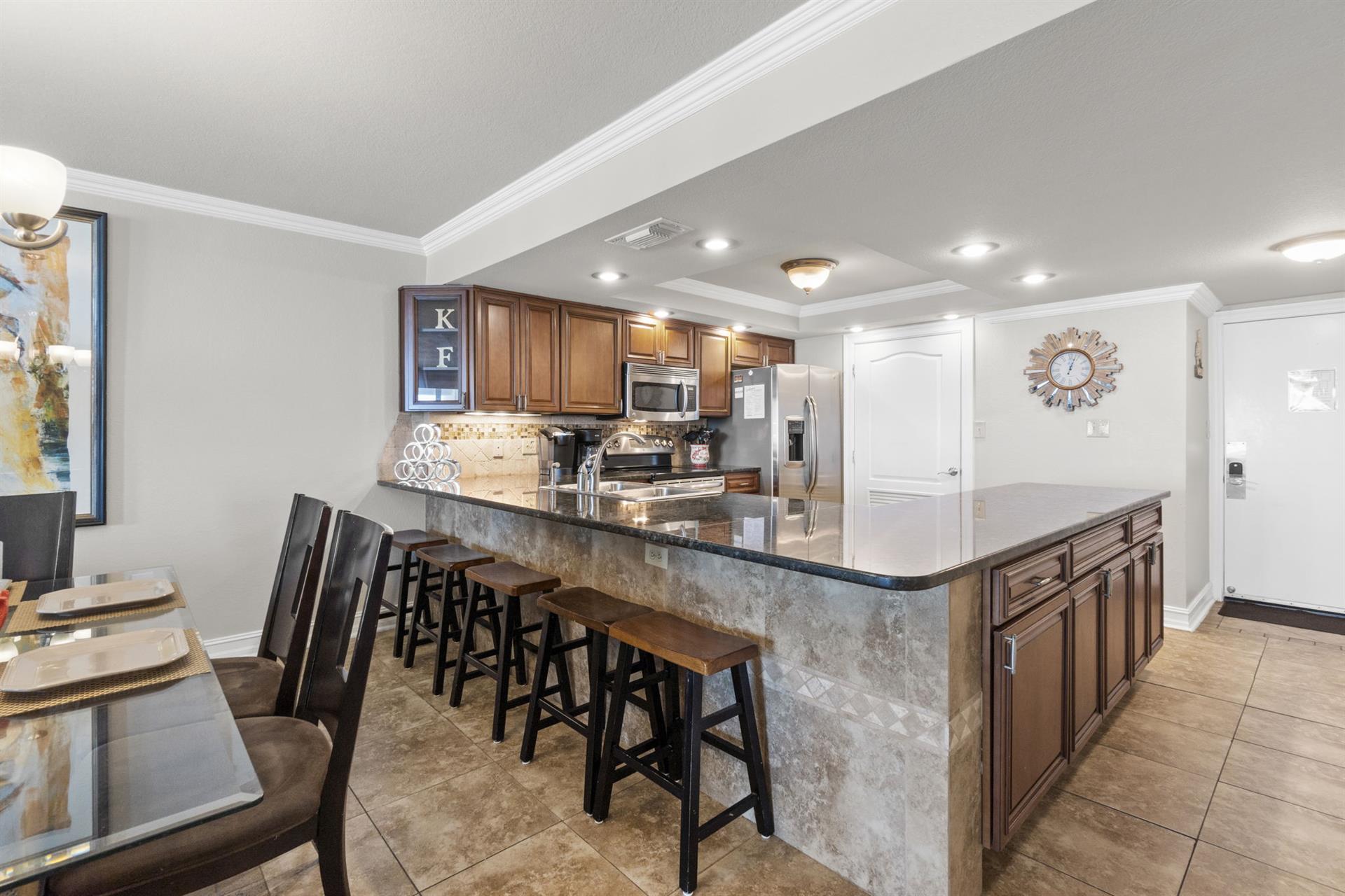 Breakfast Bar next to Dining Room