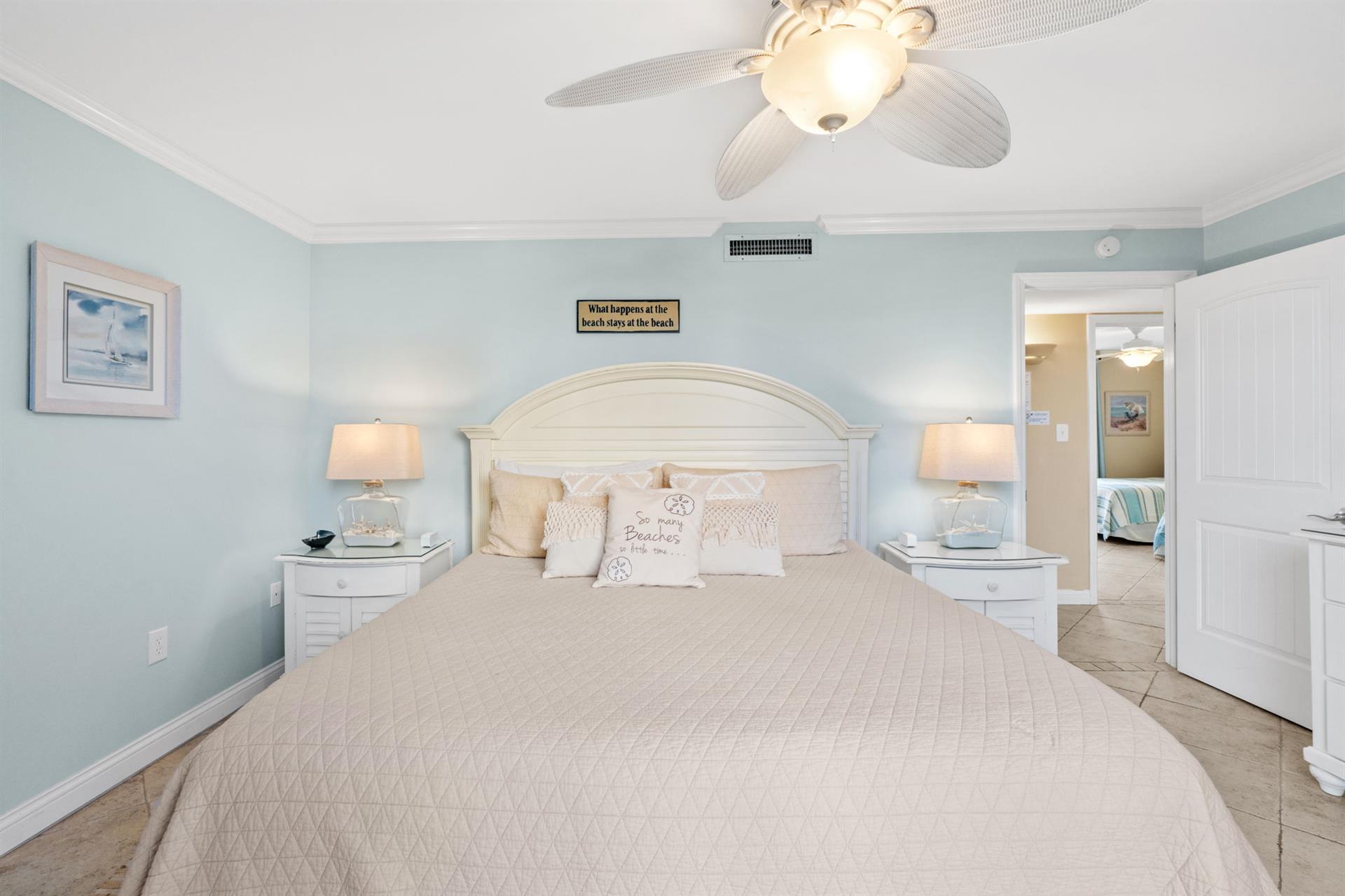 King in Master Bedroom.