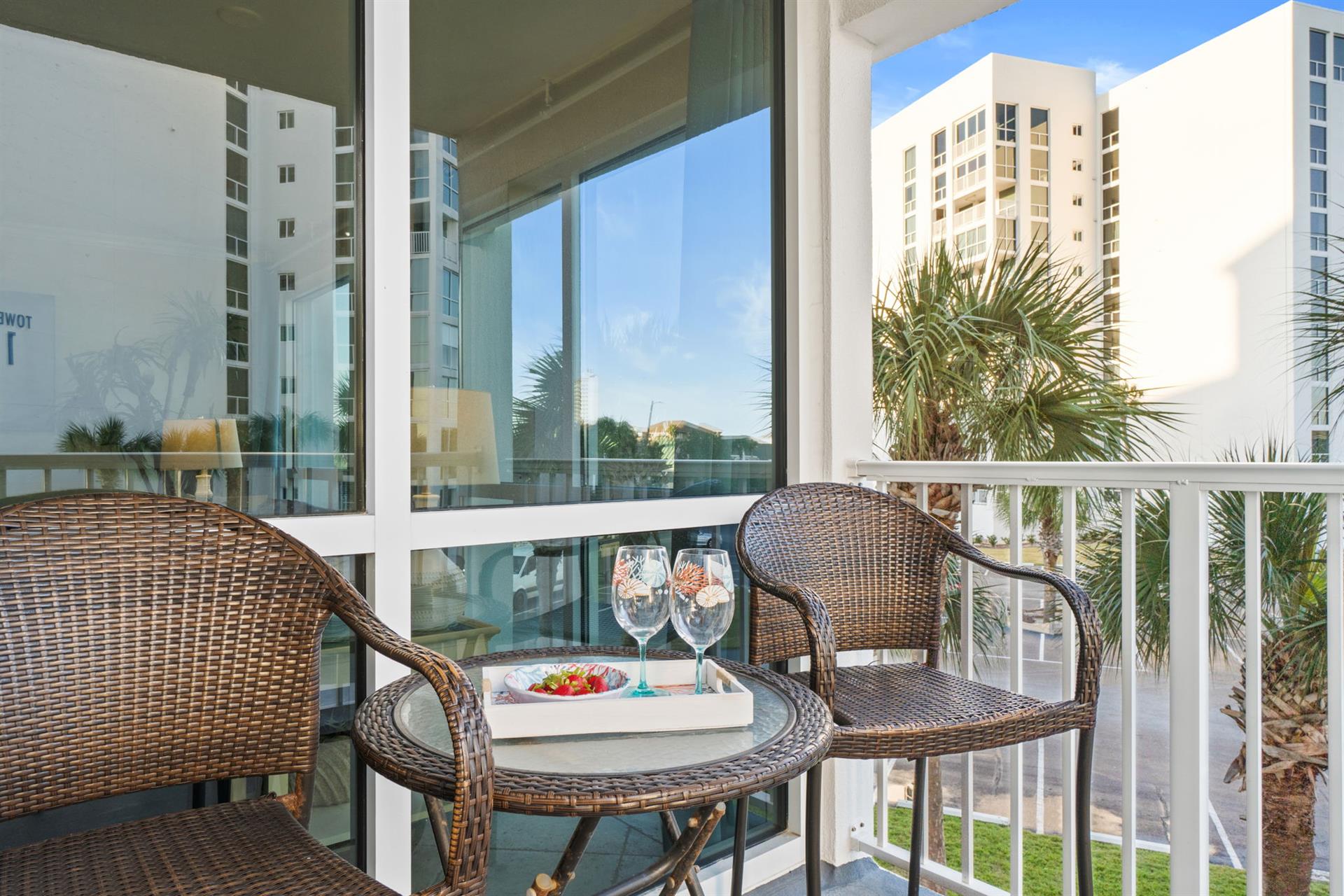 Small Balcony Seating.