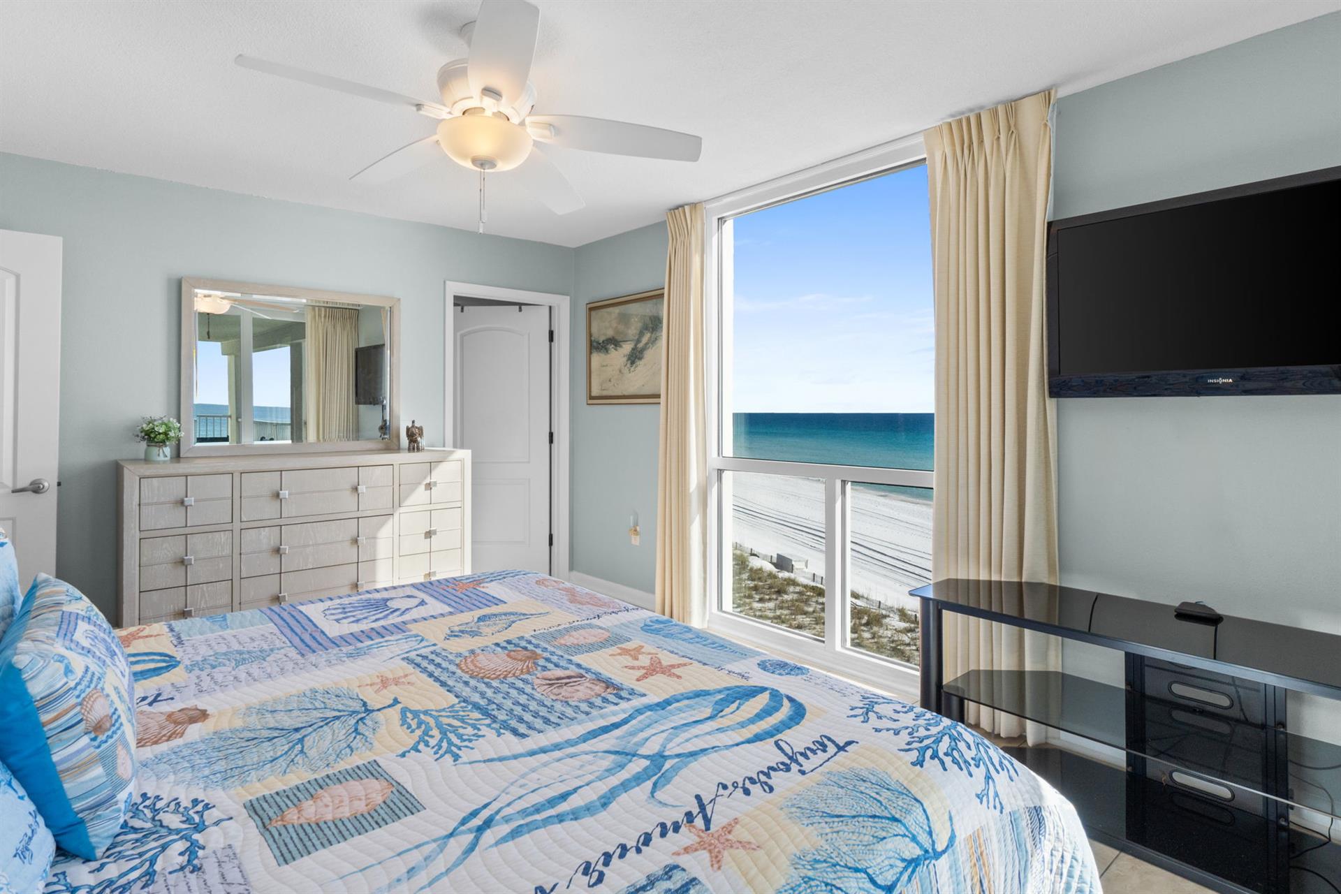 Master Bedroom with beach view
