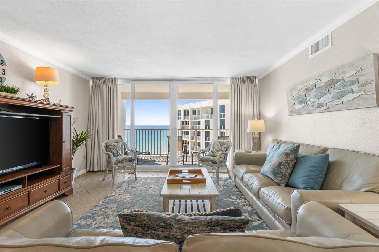 Living Room View to Beach