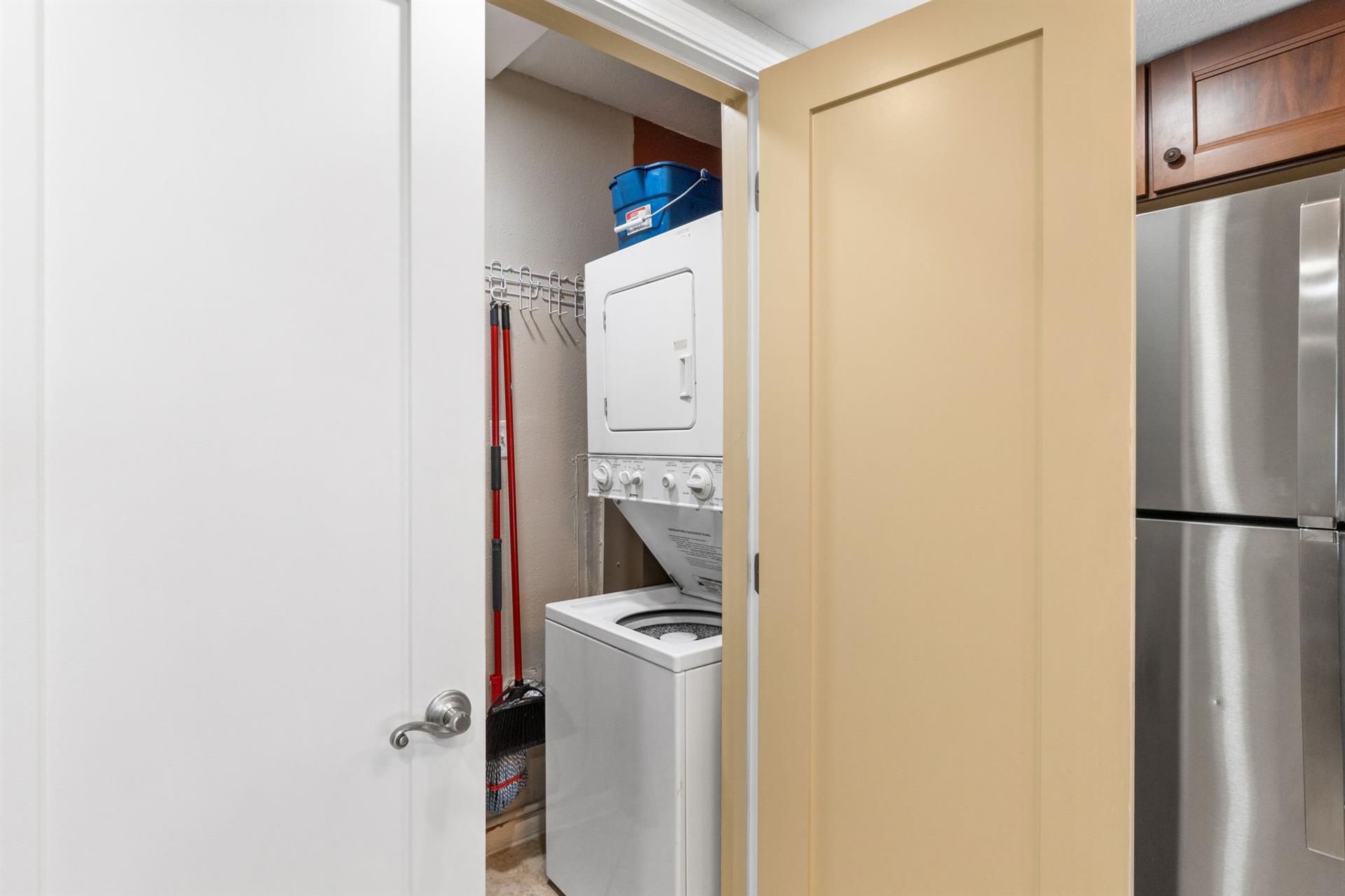 Pantry with Laundry Closet